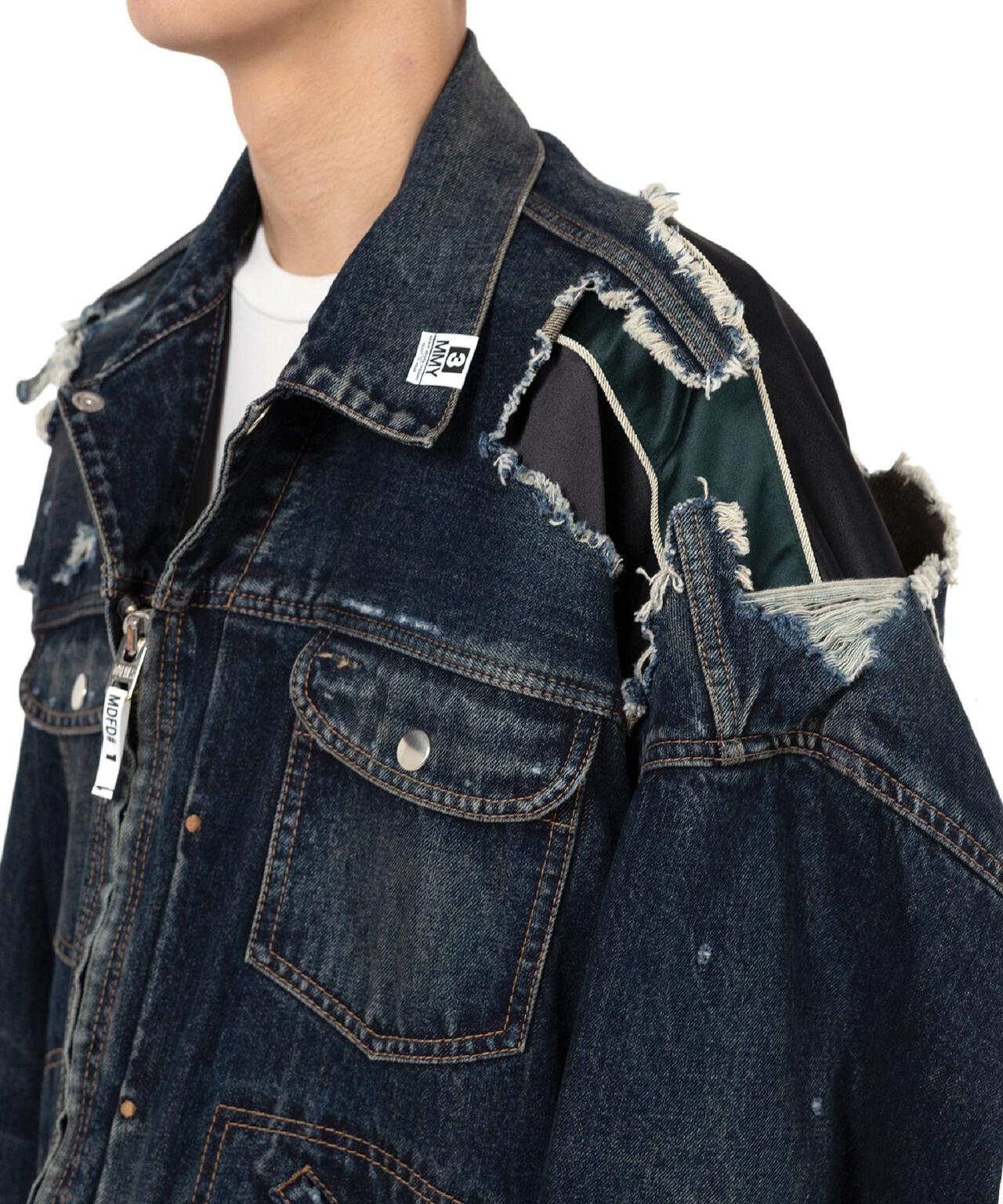 Maison MIHARAYASUHIRO/メゾン ミハラヤスヒロ/Stadium Jacket Layered Denim Jacket