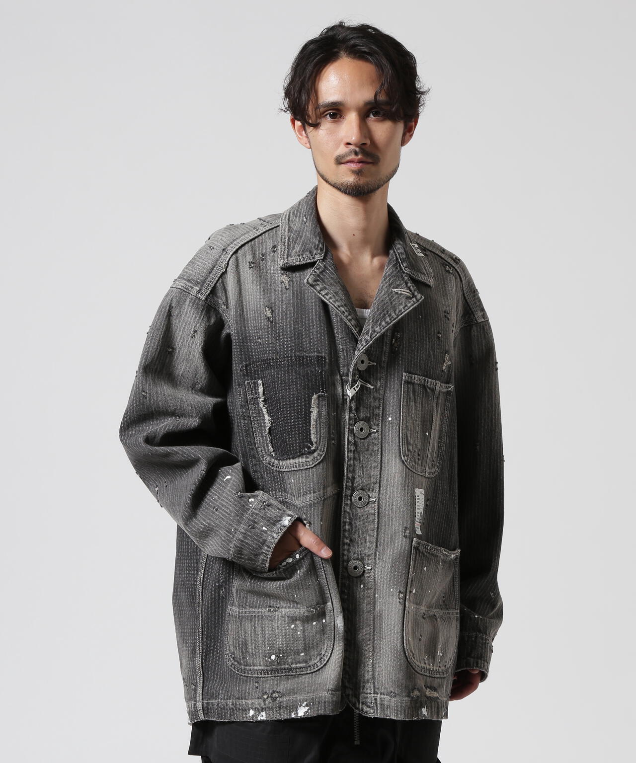 Maison MIHARAYASUHIRO/メゾン ミハラヤスヒロ/AGED CHORE JACKET