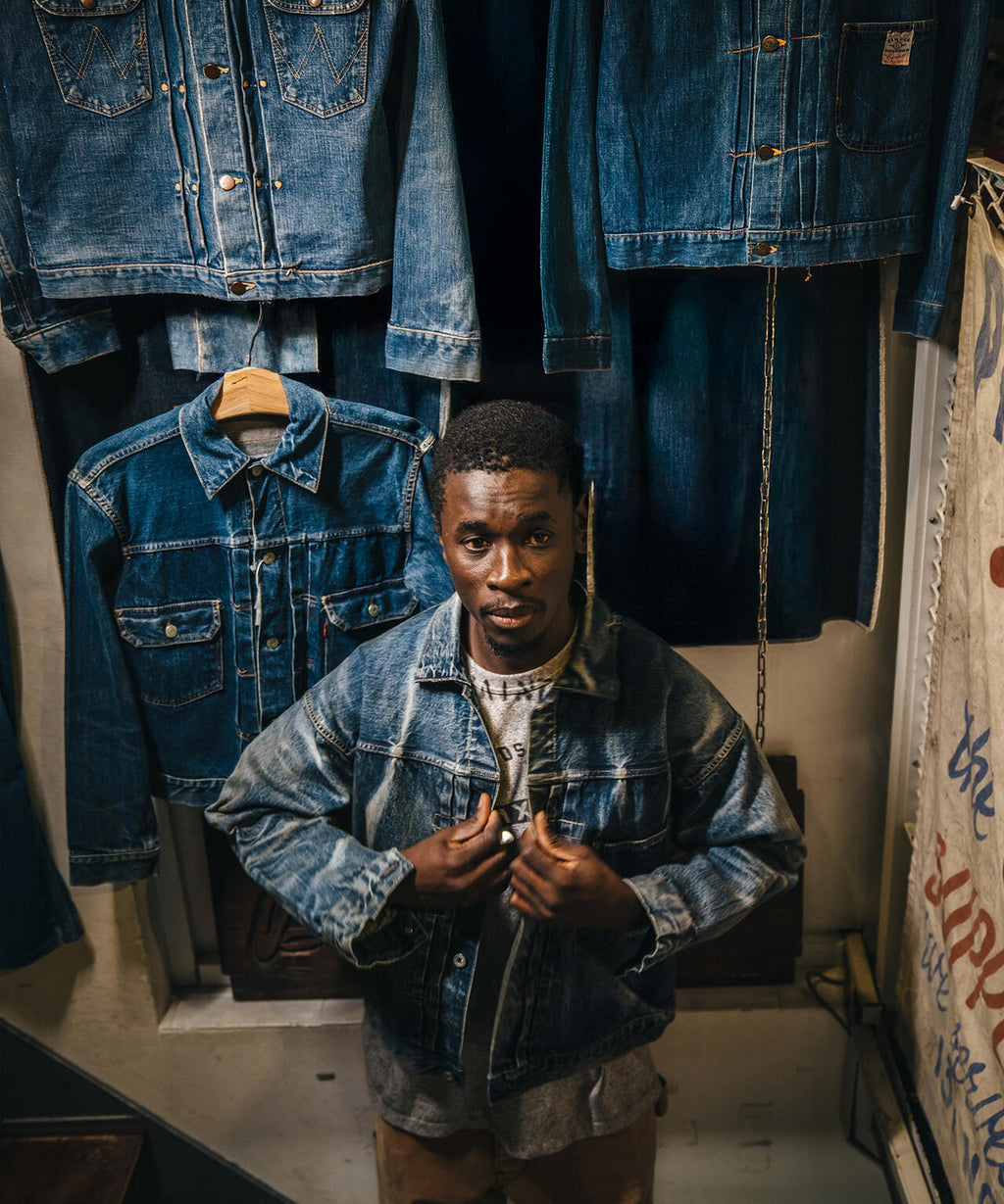 SAINT MICHAEL BerBerJin DENIM JACKET XL