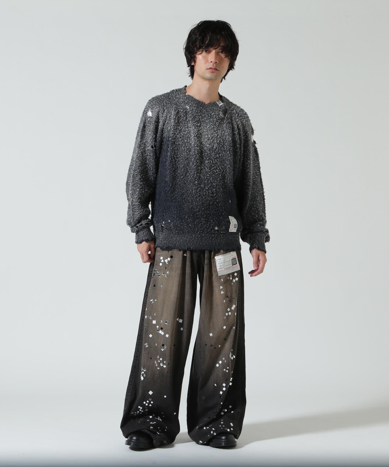 Maison MIHARAYASUHIRO/メゾン ミハラヤスヒロ/EMBELLISED JEANS