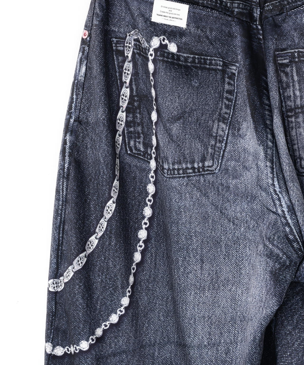 TALKING ABOUT THE ABSTRACTION/別注プリントデニム