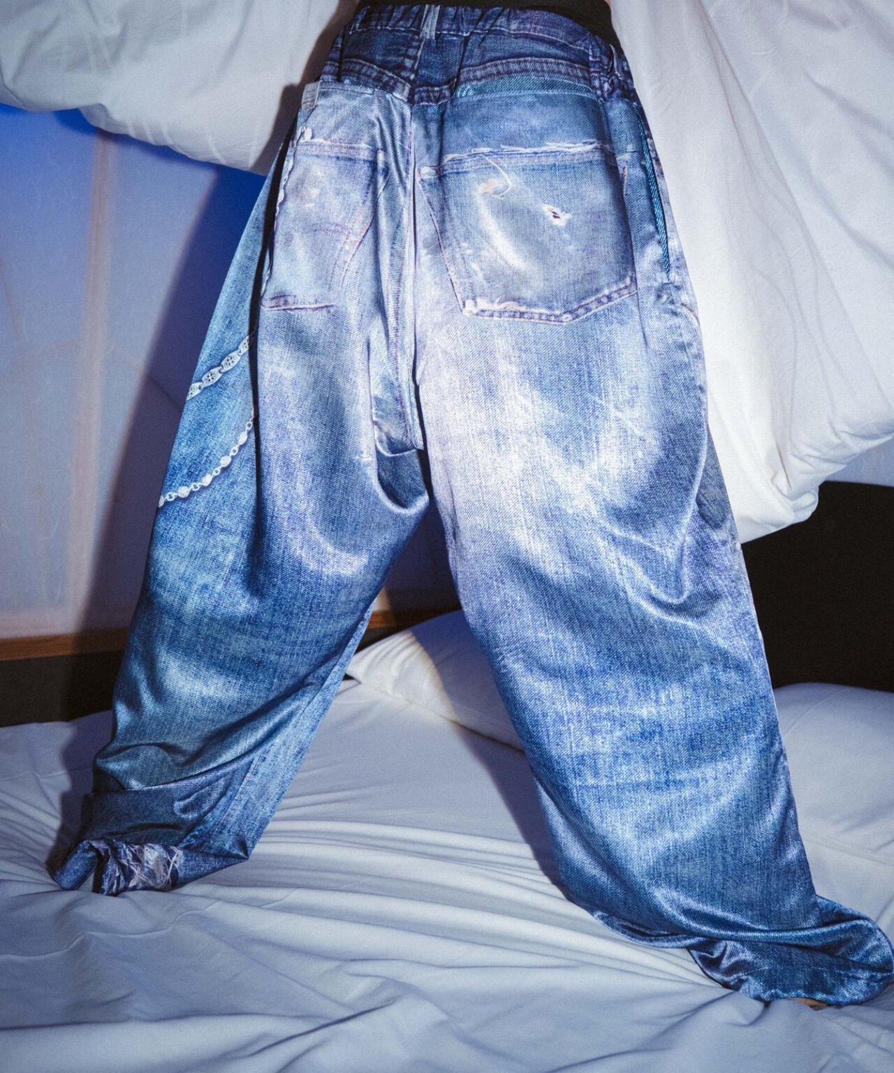 TALKING ABOUT THE ABSTRACTION/別注プリントデニム