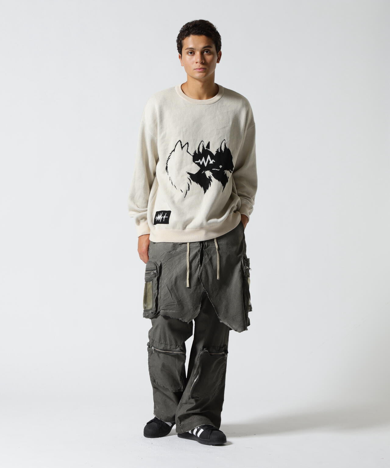 FR(13)NDS/フレンズ/Fake Layered Cargo Pants