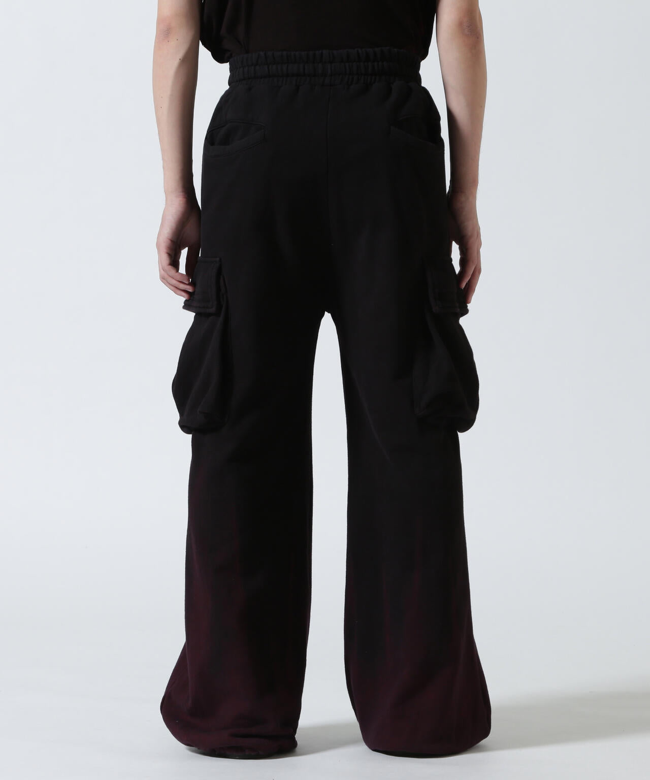 KMRii/ケムリ/White Flame Wide Sweat Pants