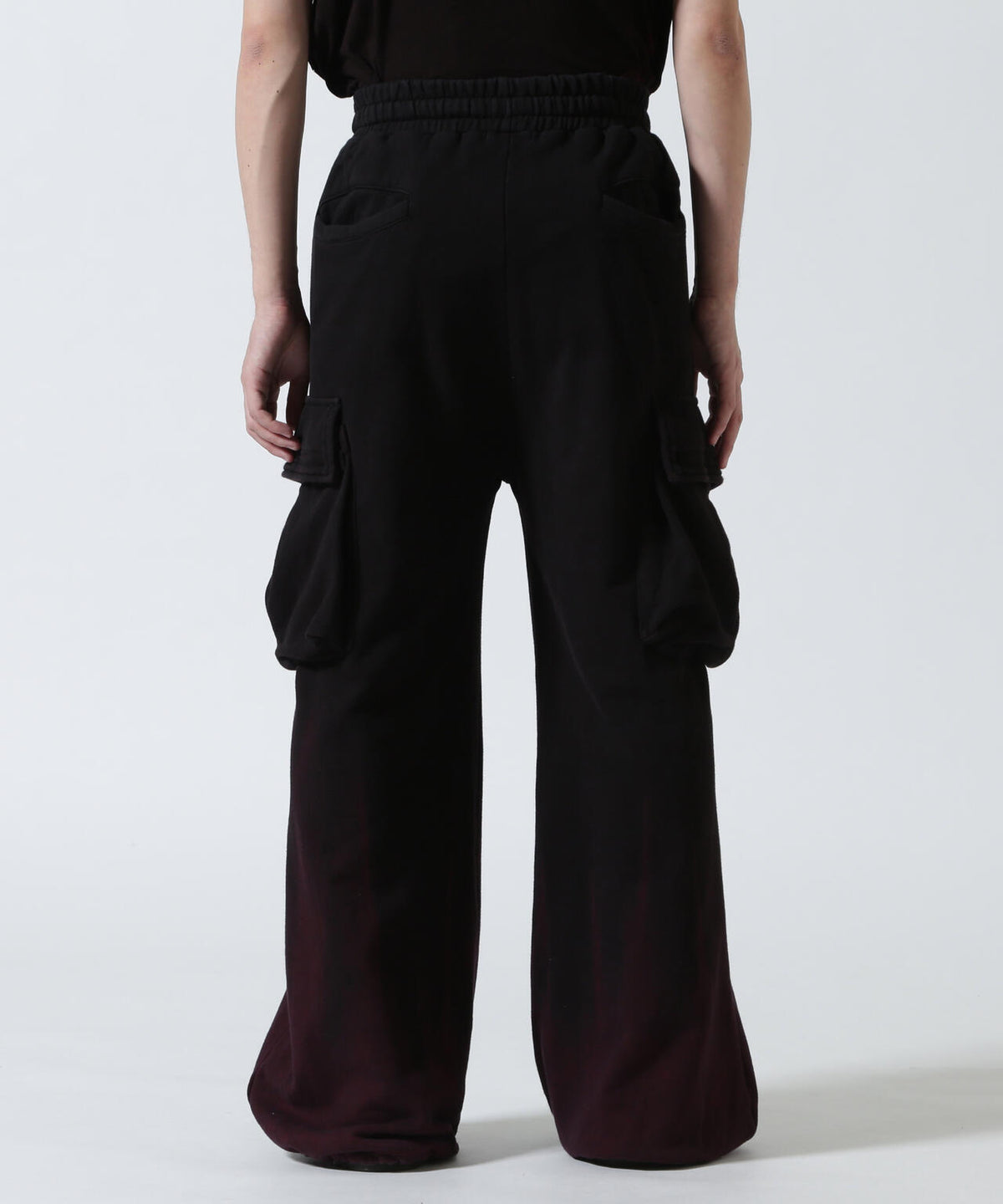 KMRii/ケムリ/White Flame Wide Sweat Pants