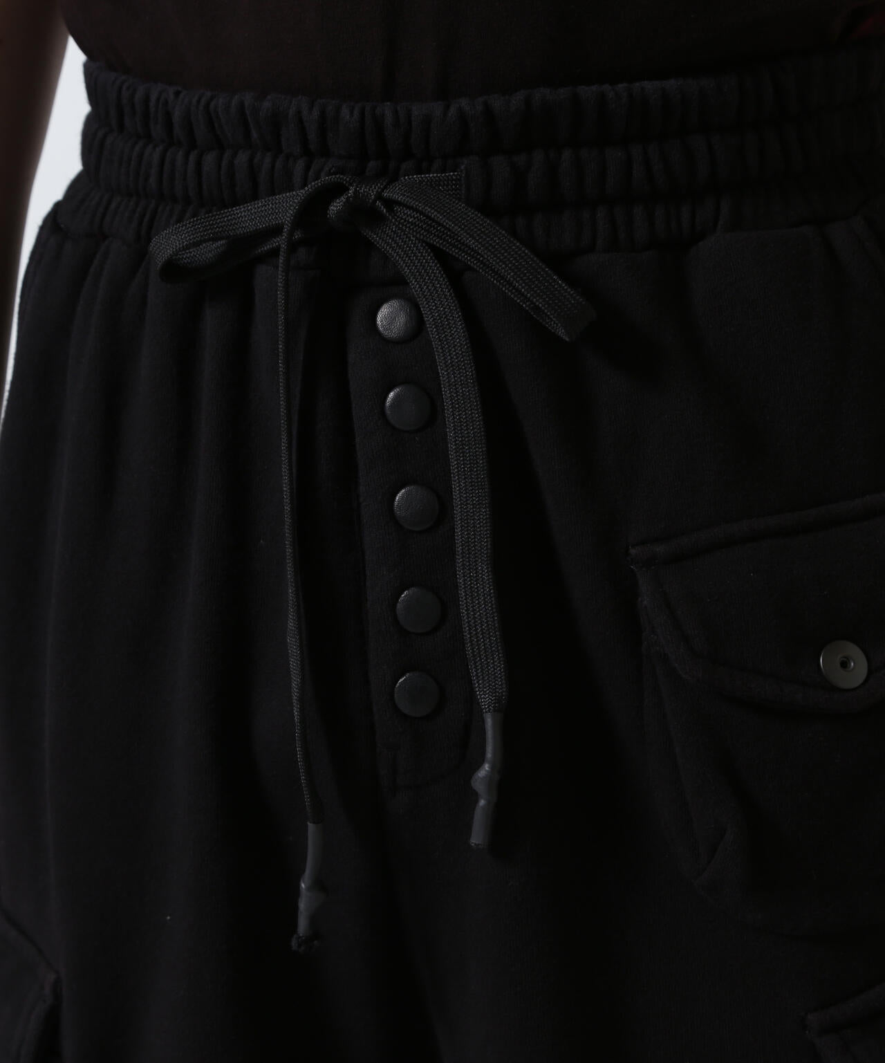 KMRii/ケムリ/White Flame Wide Sweat Pants