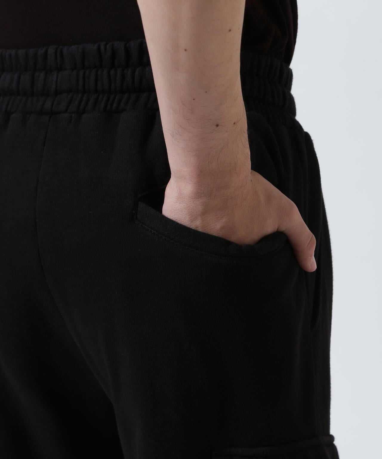 KMRii/ケムリ/White Flame Wide Sweat Pants