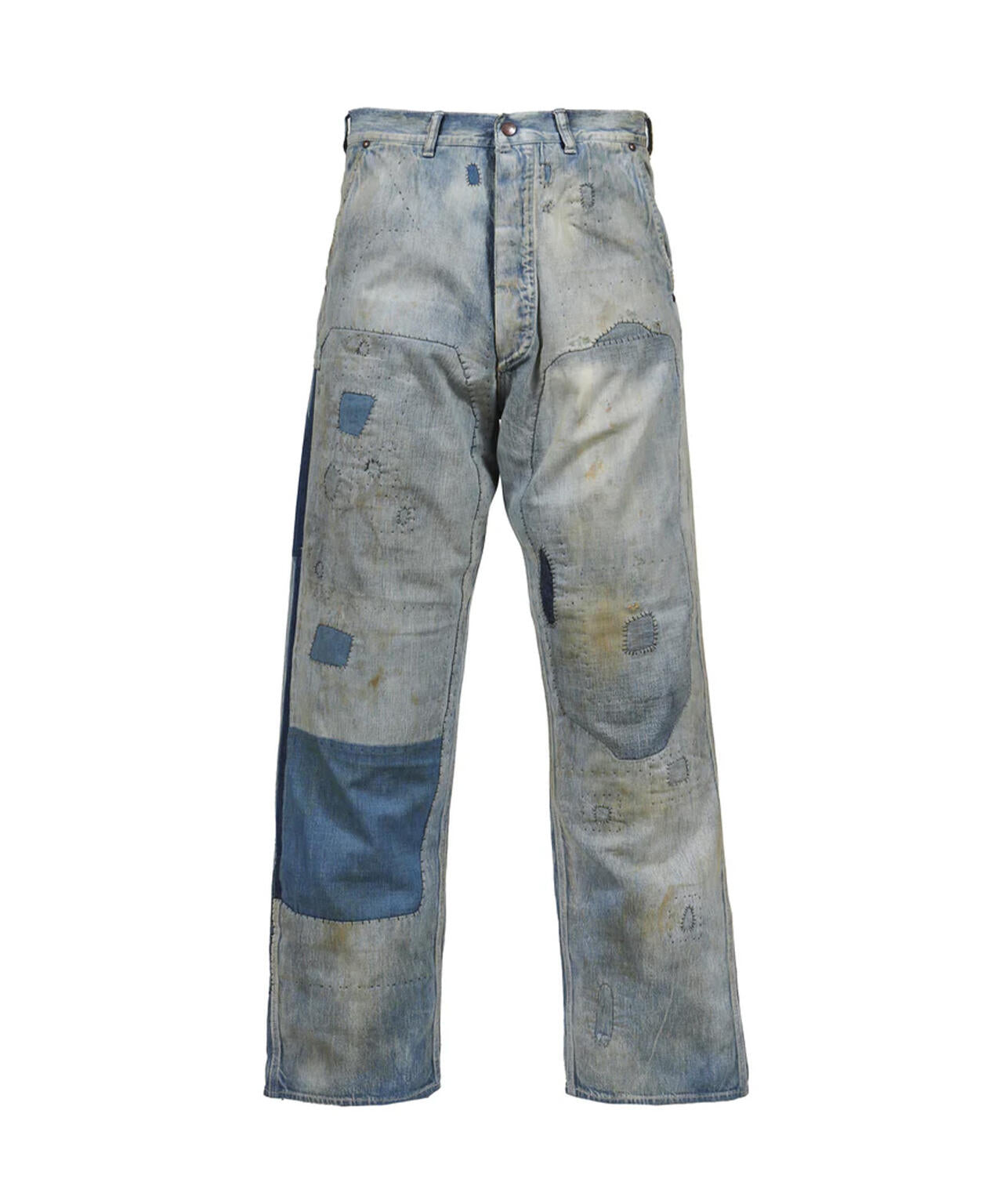 SAINT MICHAEL/セントマイケル/PAINTER PANTS/DAMAGE/BLUE