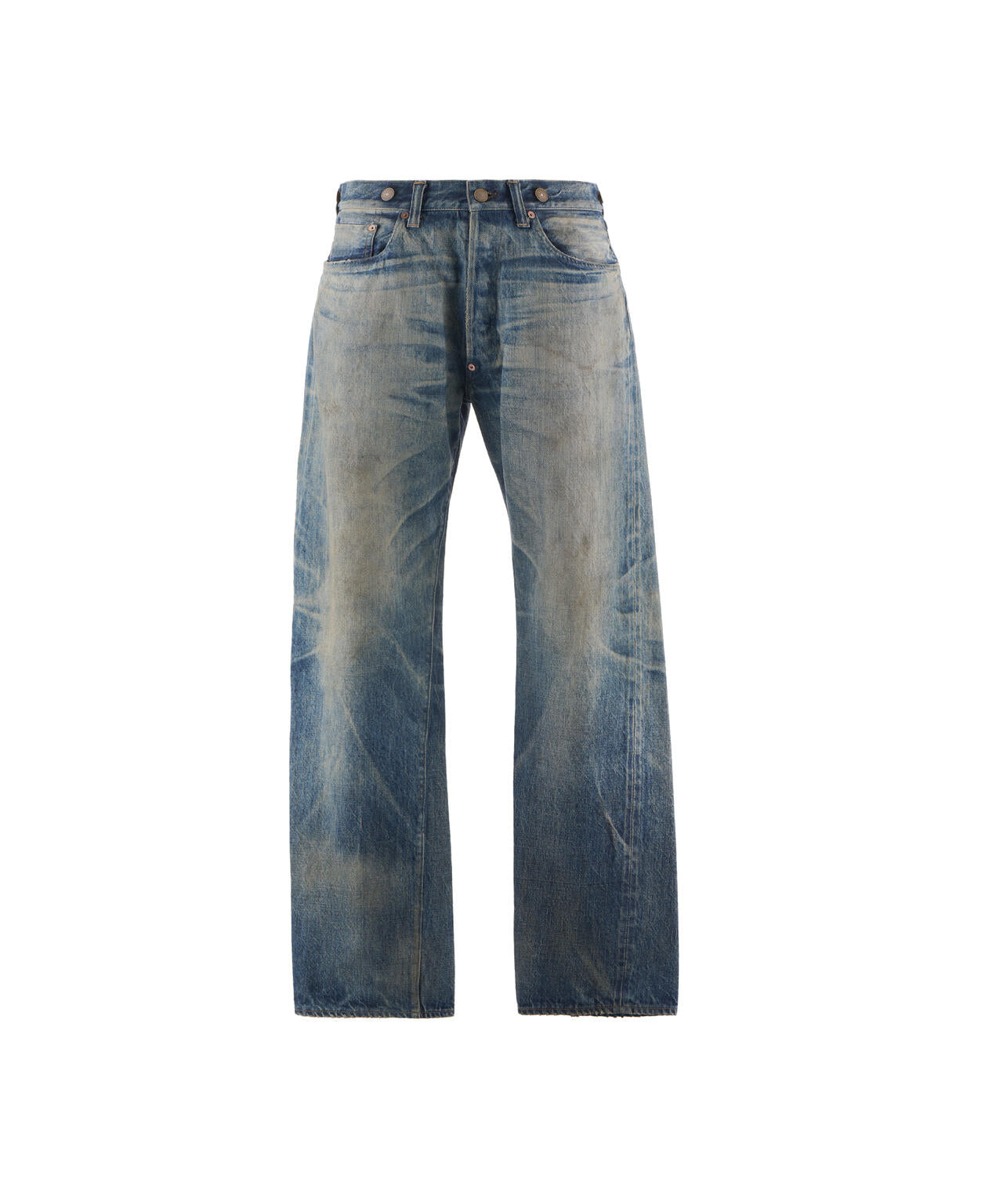SAINT MICHAEL/セントマイケル/BB_DENIM PNT/5PKTS DAMAGE/BLUE