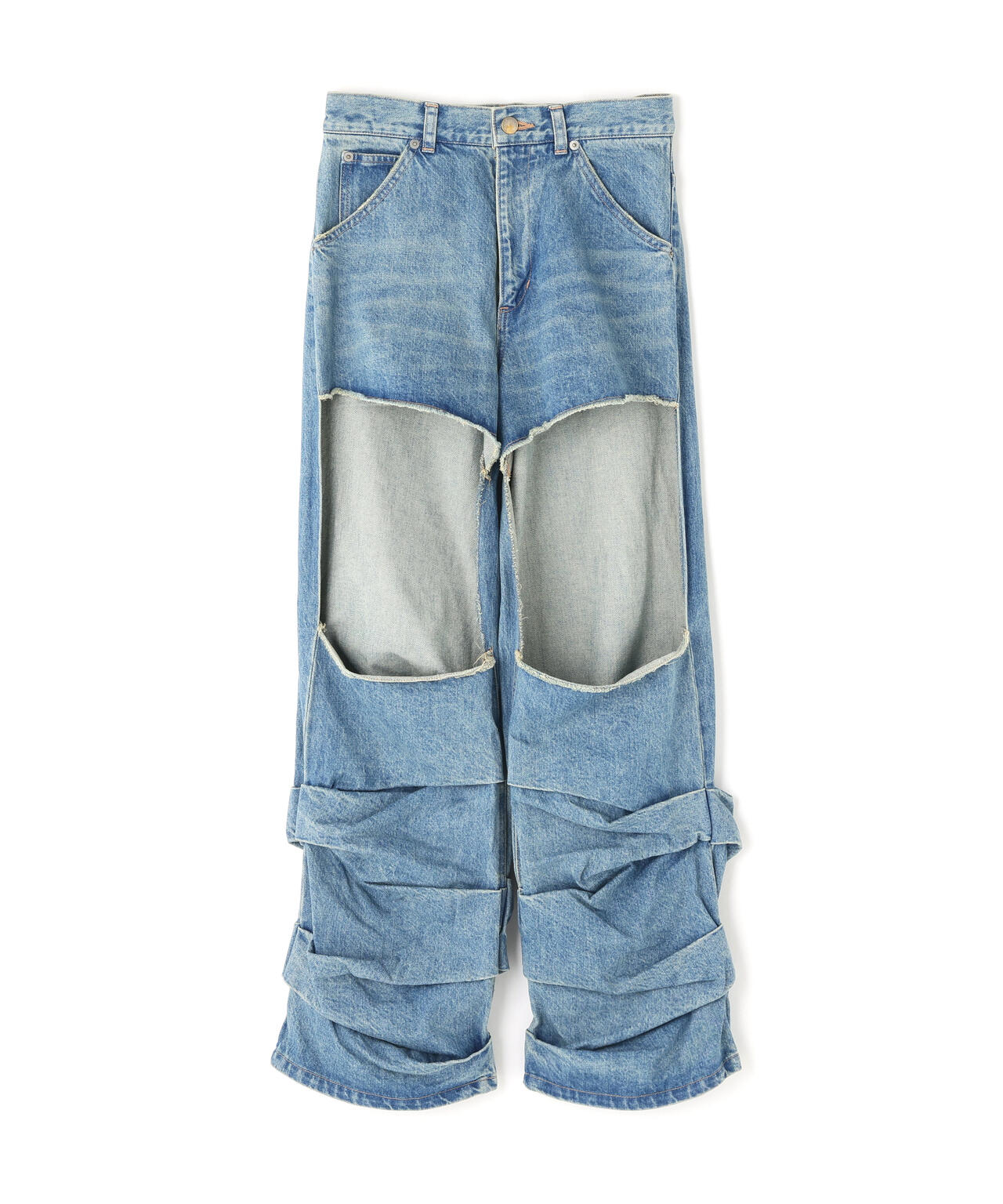 MITSUKI/ミツキ/DENIM CUT-OUT PANTS