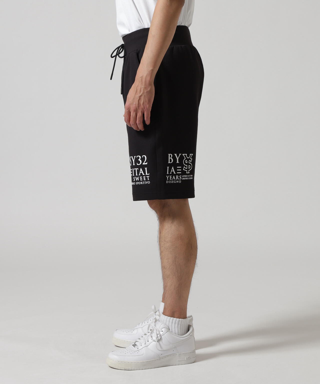 SY32 by SWEET YEARS/SPIRAL KNIT SHORT PANTS