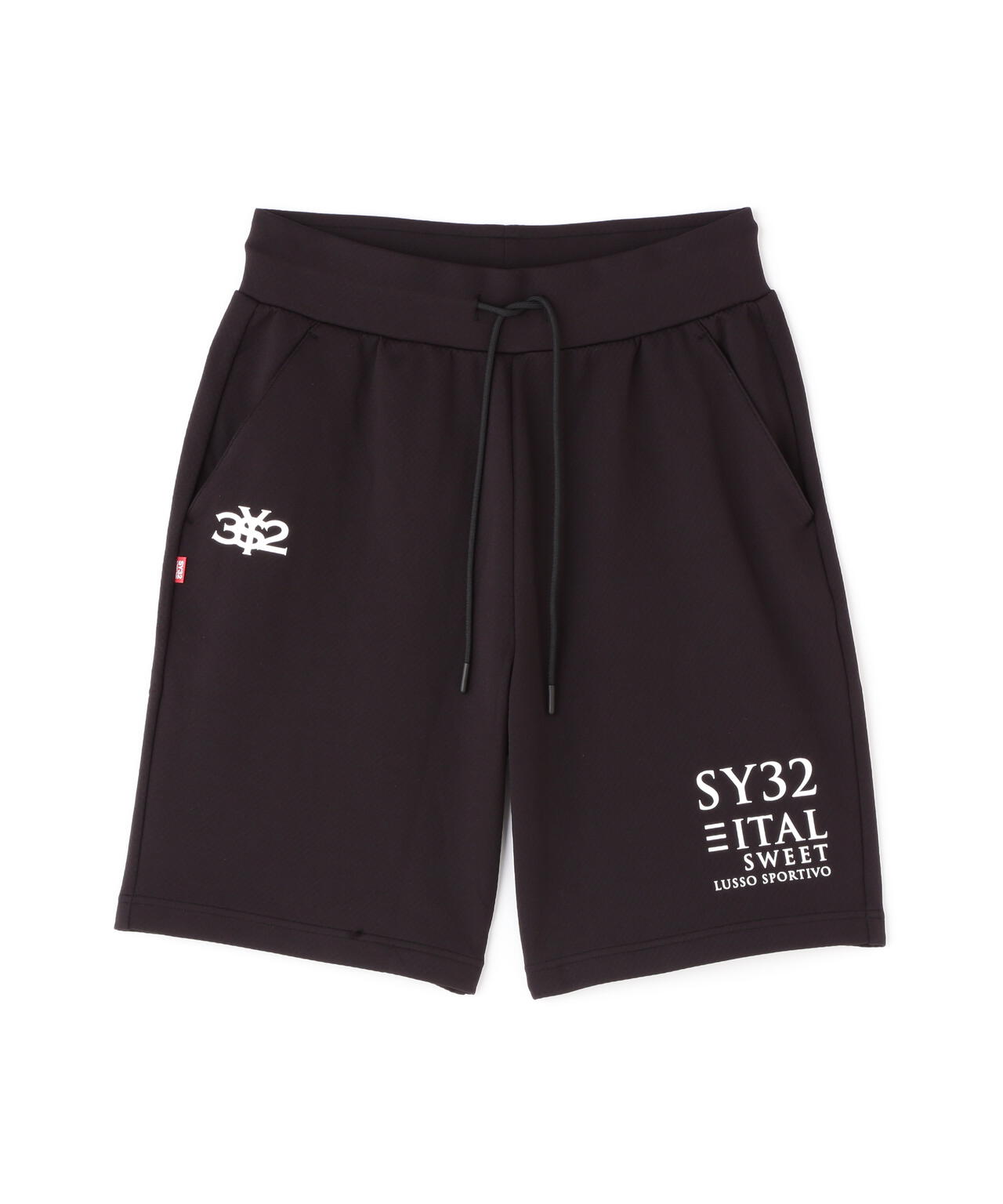 SY32 by SWEET YEARS/SPIRAL KNIT SHORT PANTS