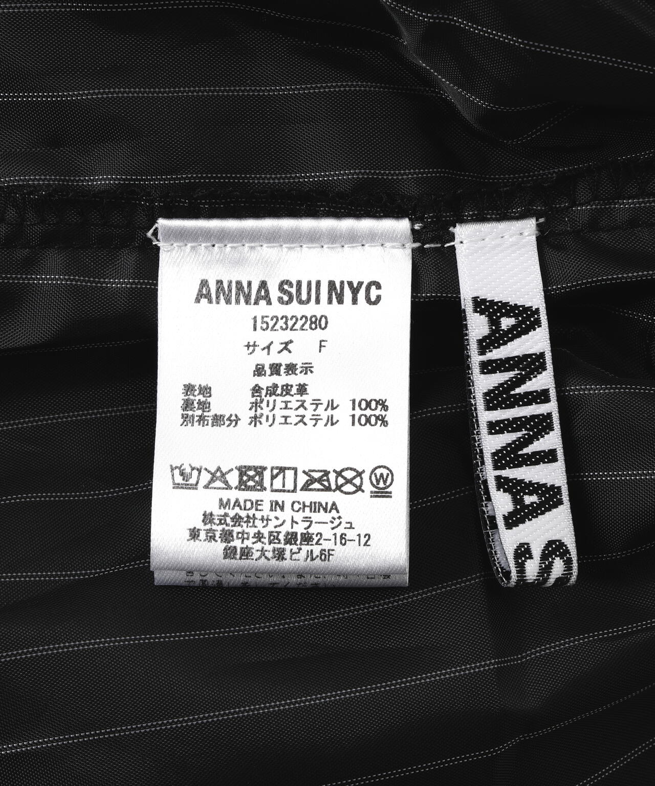 ANNA SUI NYC/アナ スイ エヌワイシー/レザーハーフパンツ