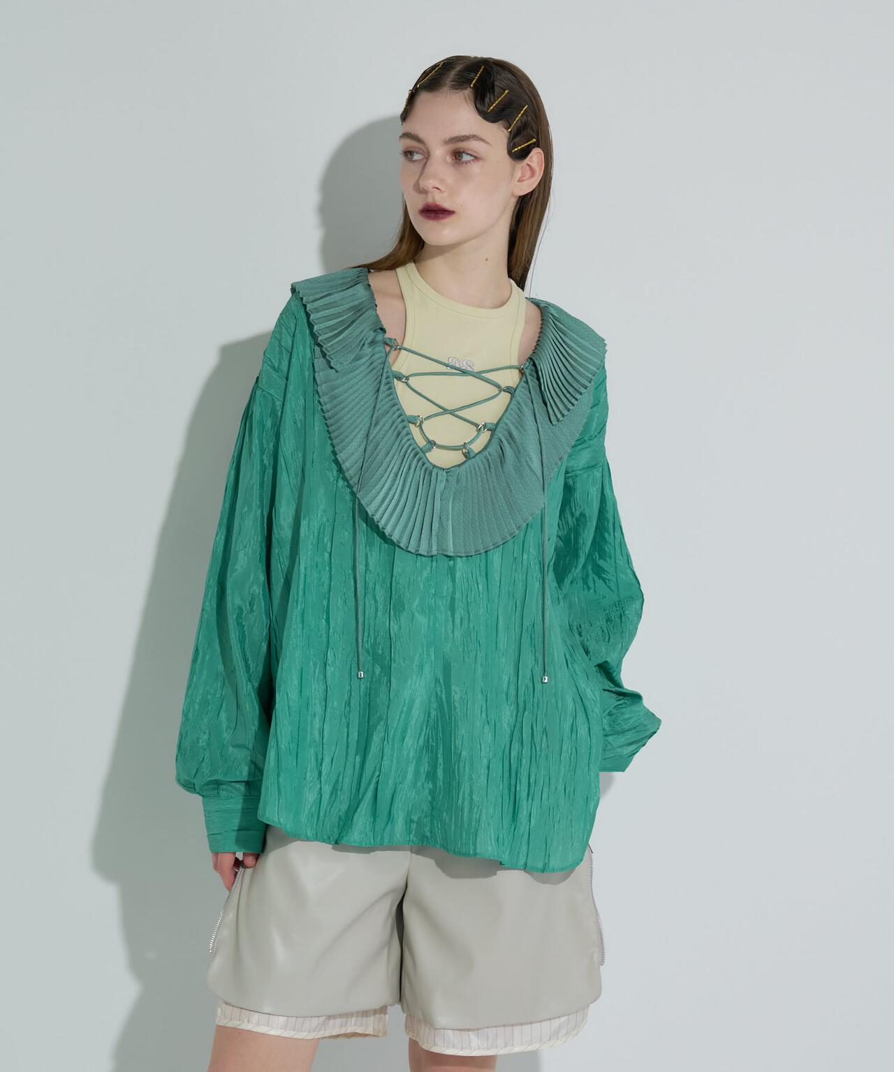 ANNA SUI NYC/アナ スイ エヌワイシー/レザーハーフパンツ