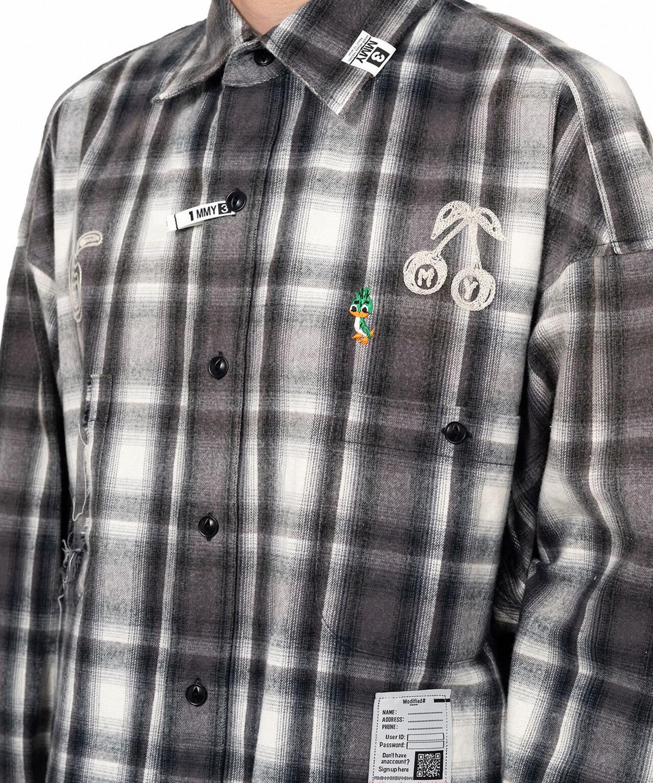 Maison MIHARAYASUHIRO/メゾン ミハラヤスヒロ/Vintage Like Check Shirt