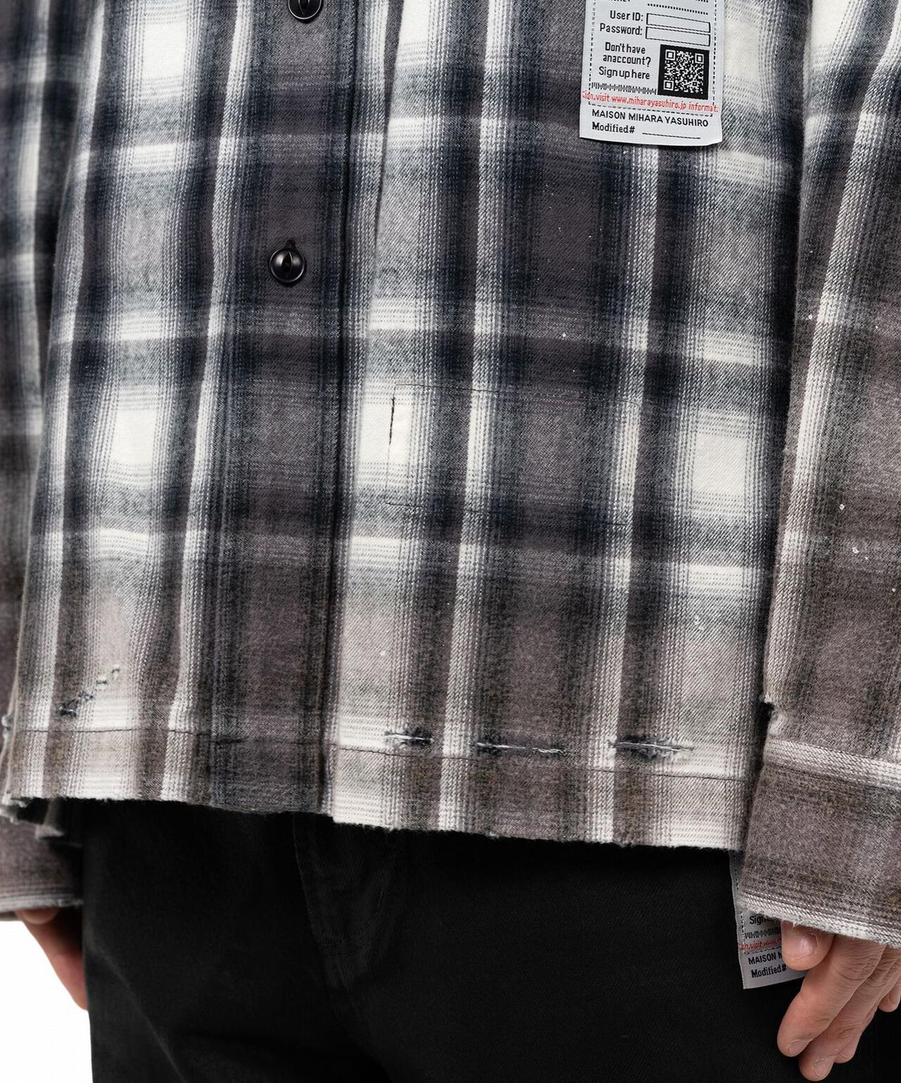 Maison MIHARAYASUHIRO/メゾン ミハラヤスヒロ/Vintage Like Check Shirt