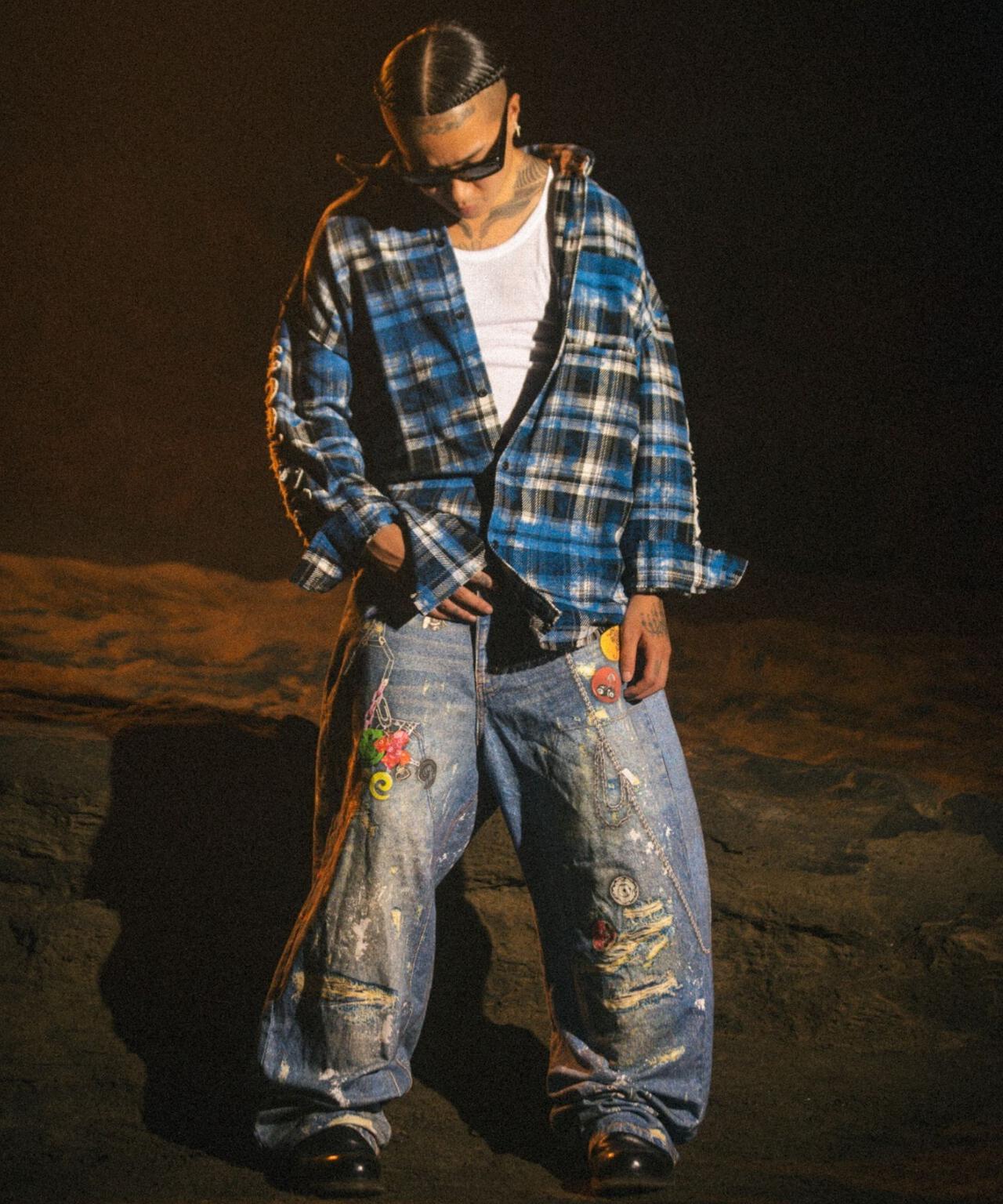 FR(13)NDS/フレンズ/DOGTOWN コラボチェックシャツ