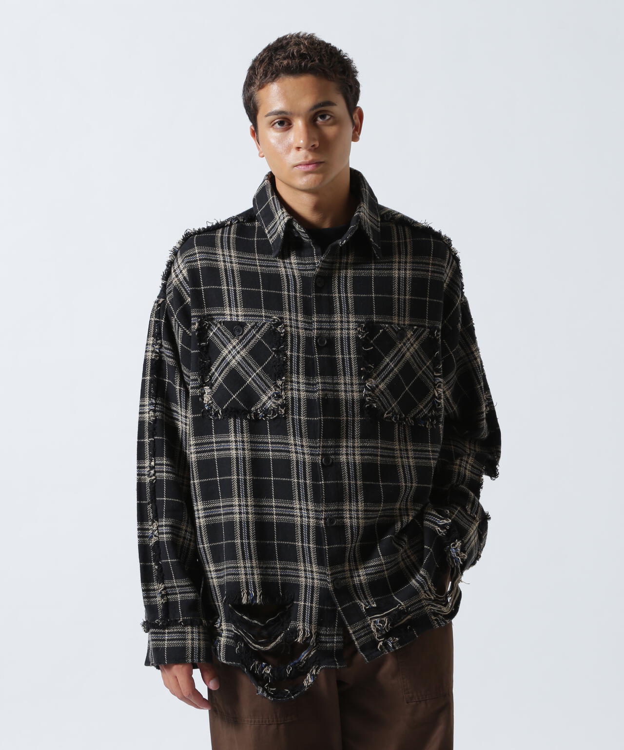 FR(13)NDS/フレンズ/PIGMENT CHECK SHIRT