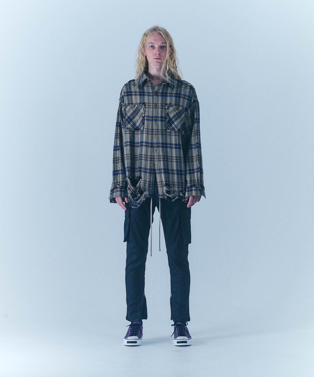 FR(13)NDS/フレンズ/PIGMENT CHECK SHIRT