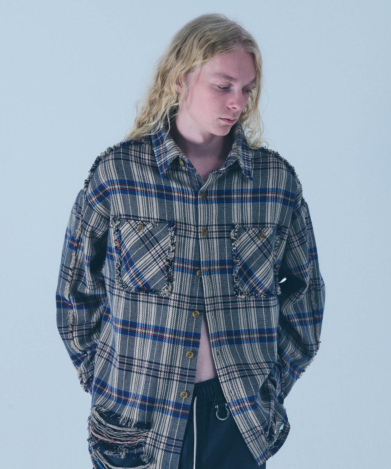 FR(13)NDS/フレンズ/PIGMENT CHECK SHIRT