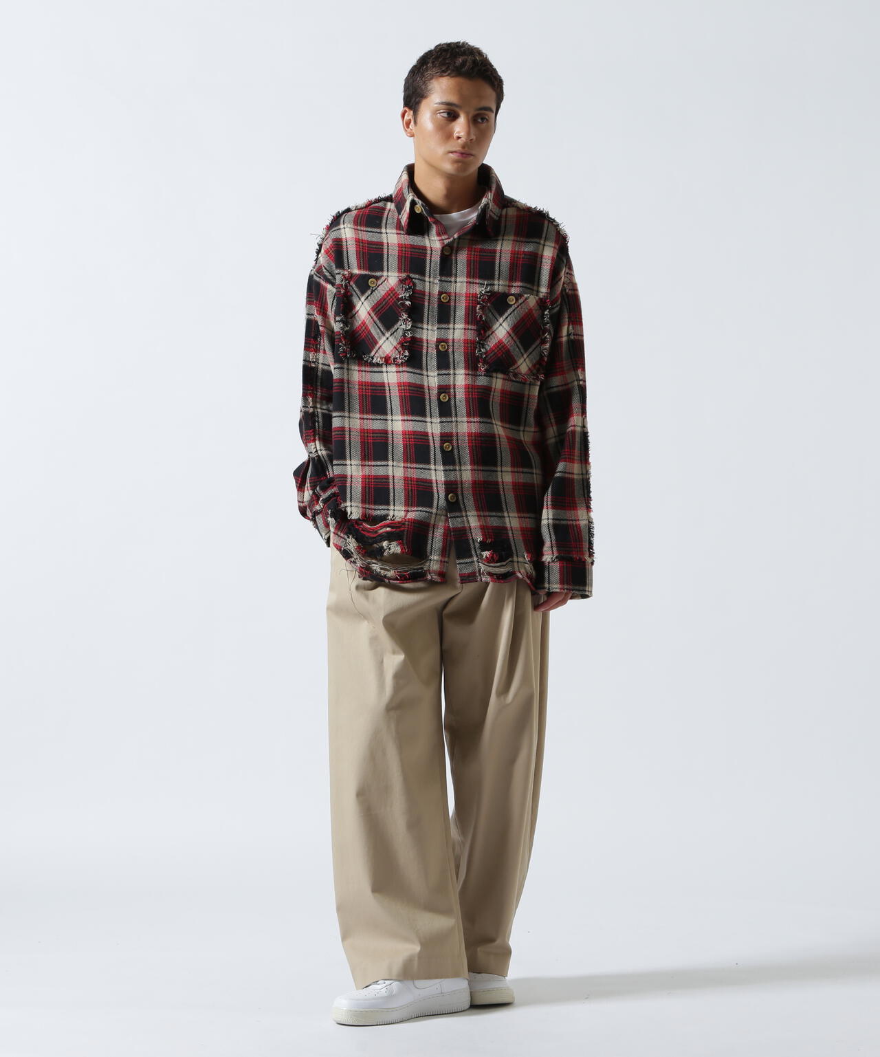 FR(13)NDS/フレンズ/PIGMENT CHECK SHIRT