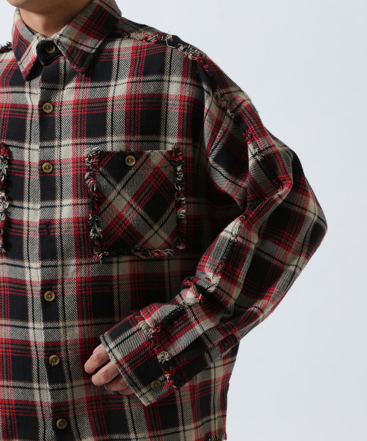 FR(13)NDS/フレンズ/PIGMENT CHECK SHIRT