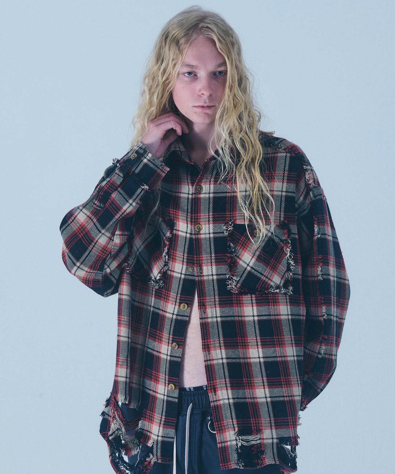 FR(13)NDS/フレンズ/PIGMENT CHECK SHIRT