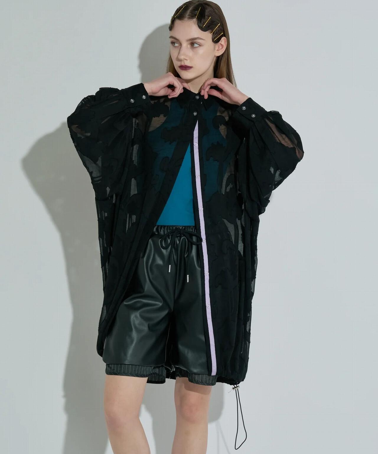 ANNA SUI NYC/アナ スイ エヌワイシー/ジャガード配色シャツ