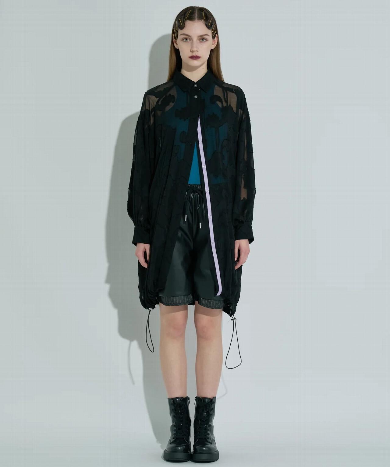 ANNA SUI NYC/アナ スイ エヌワイシー/ジャガード配色シャツ