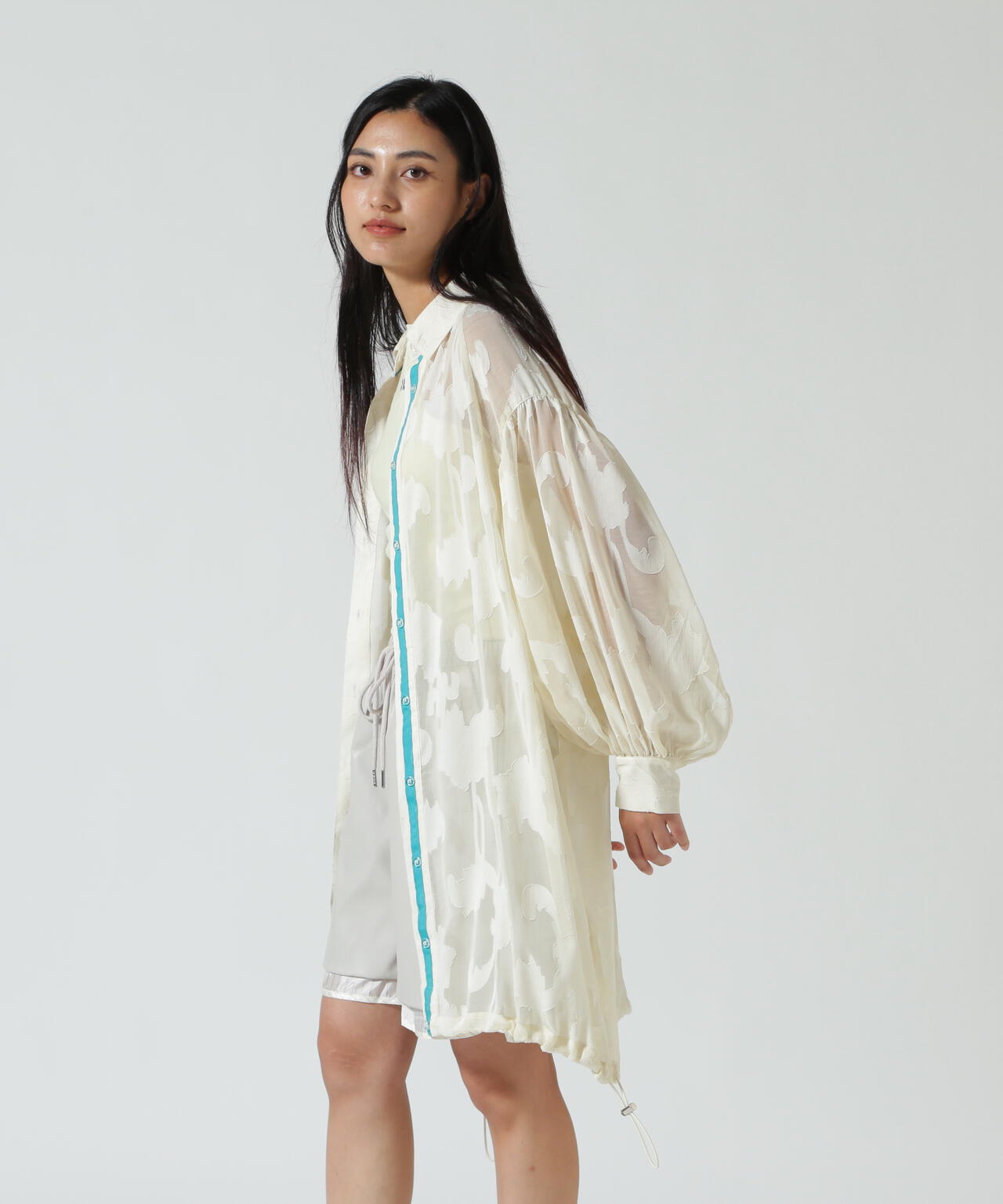 ANNA SUI NYC/アナ スイ エヌワイシー/ジャガード配色シャツ