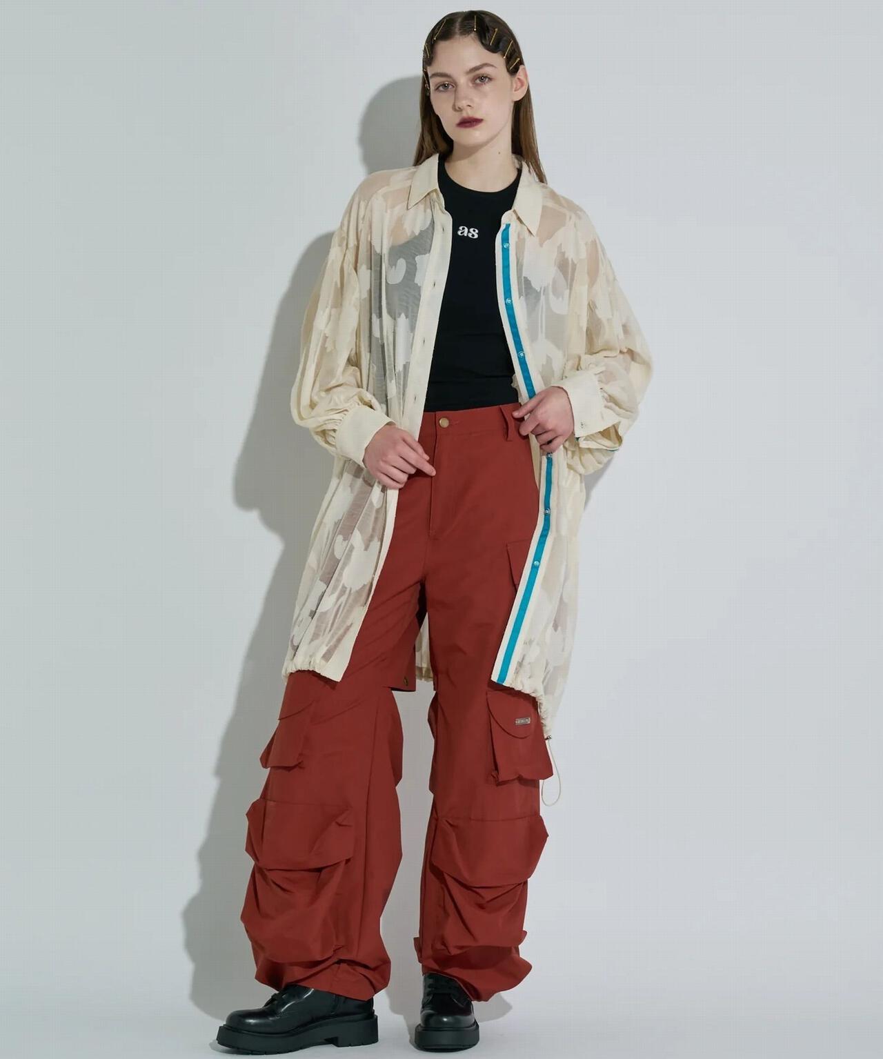 ANNA SUI NYC/アナ スイ エヌワイシー/ジャガード配色シャツ