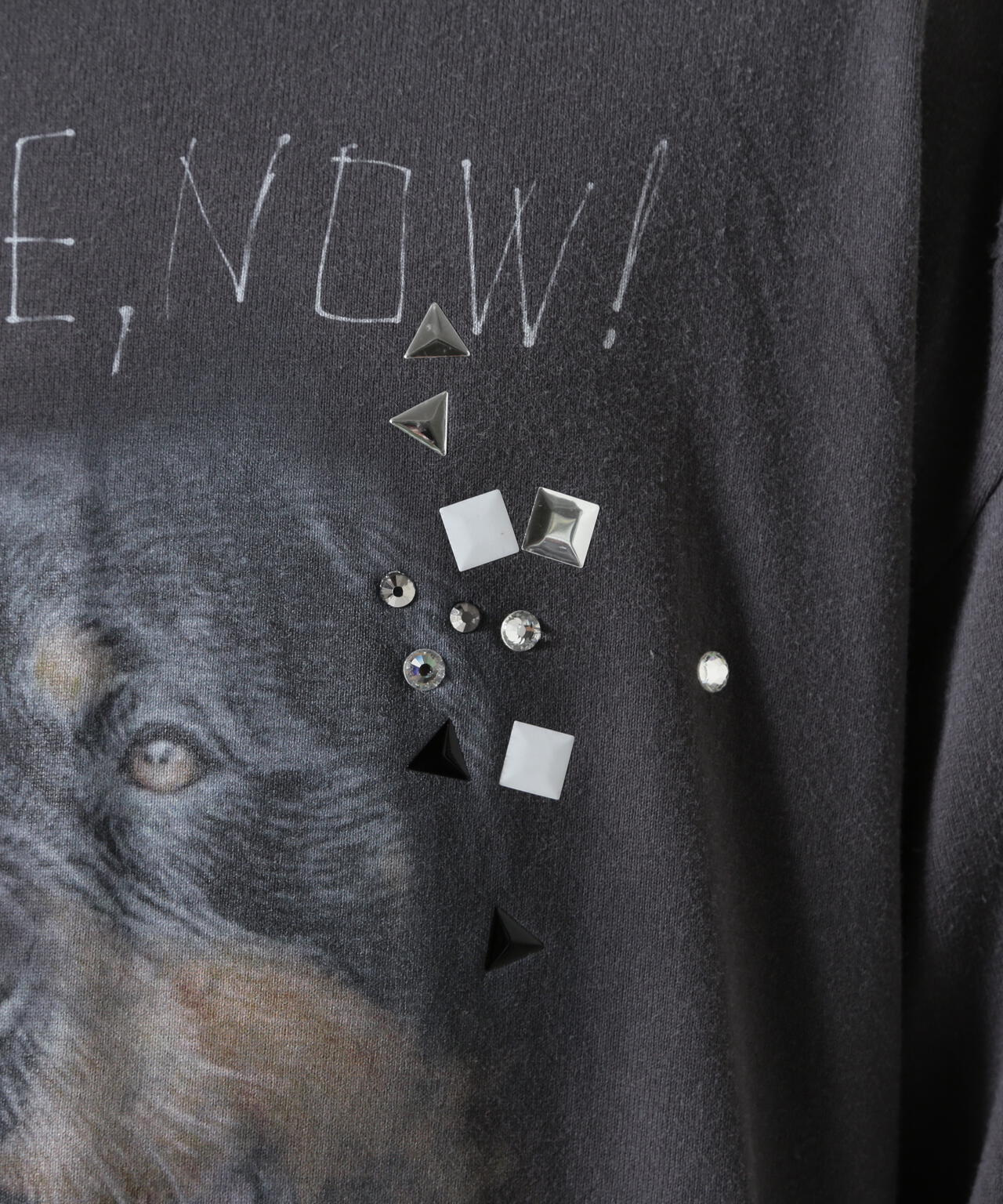 Maison MIHARAYASUHIRO/メゾン ミハラヤスヒロ/EMBELLISHED DISTRESSED L/S TEE