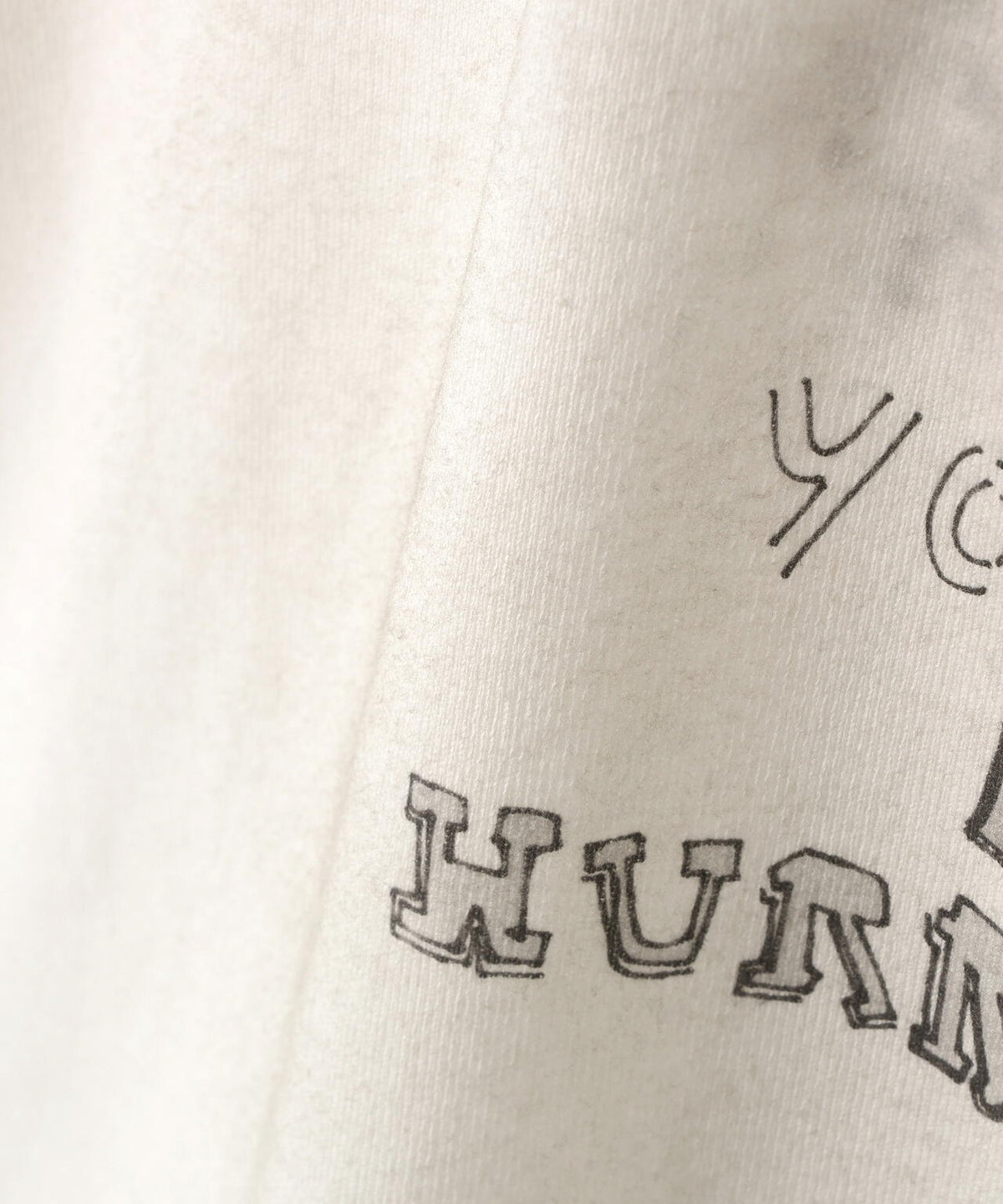 Maison MIHARAYASUHIRO/メゾン ミハラヤスヒロ/EMBELLISHED DISTRESSED L/S TEE
