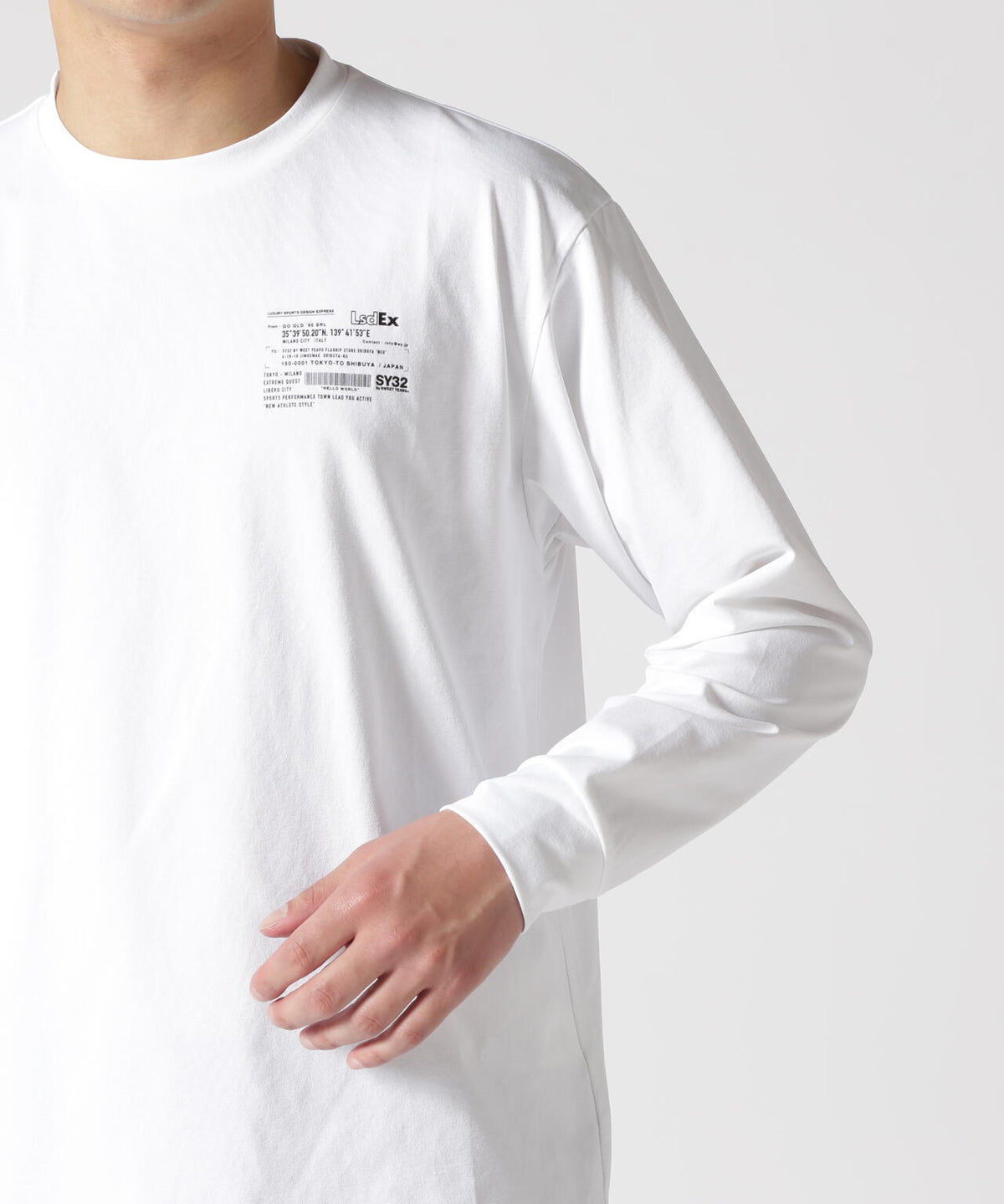 SY32 by SWEET YEARS /ICON GRAPHIC L/S TEE