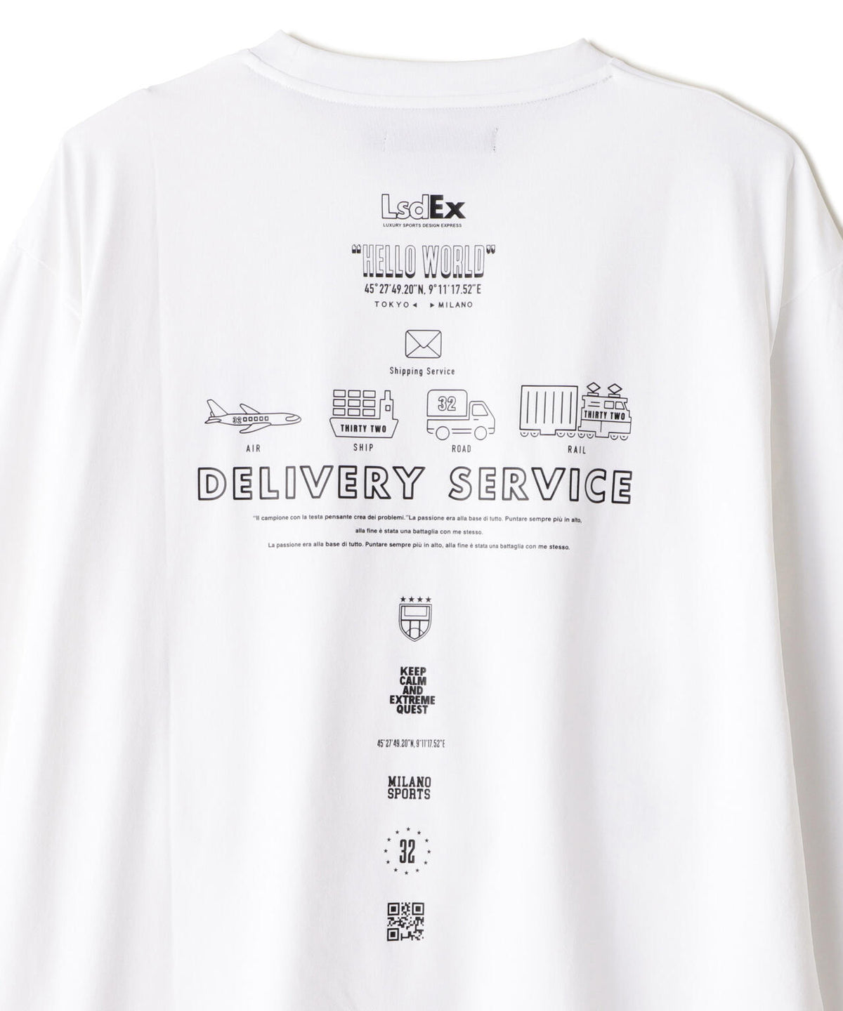 SY32 by SWEET YEARS /ICON GRAPHIC L/S TEE