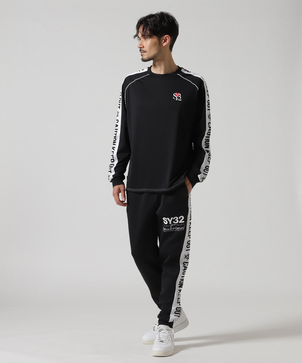 SY32 by SWEET YEARS×beauty:beast/COLLABORATION L/S TEE