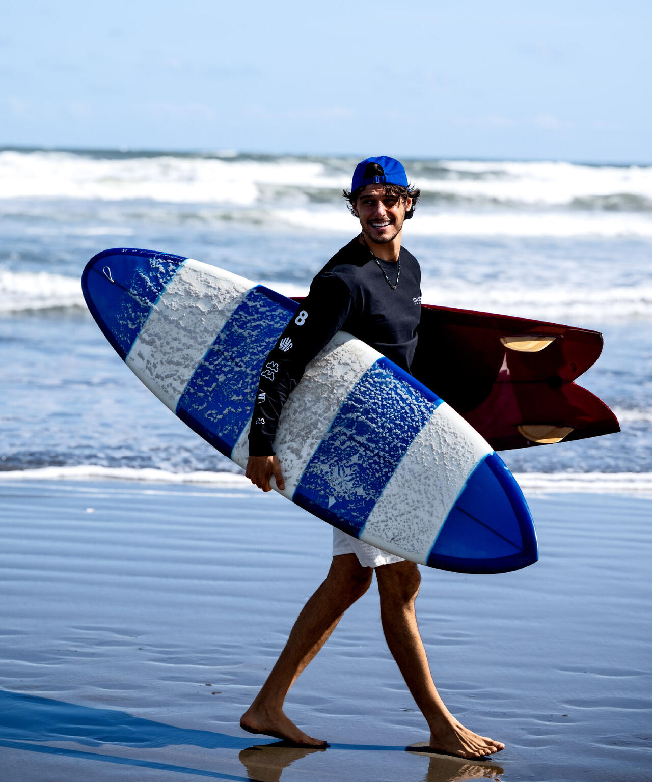 muta MARINE/ムータ マリン/別注Sleeve Print LS Tee