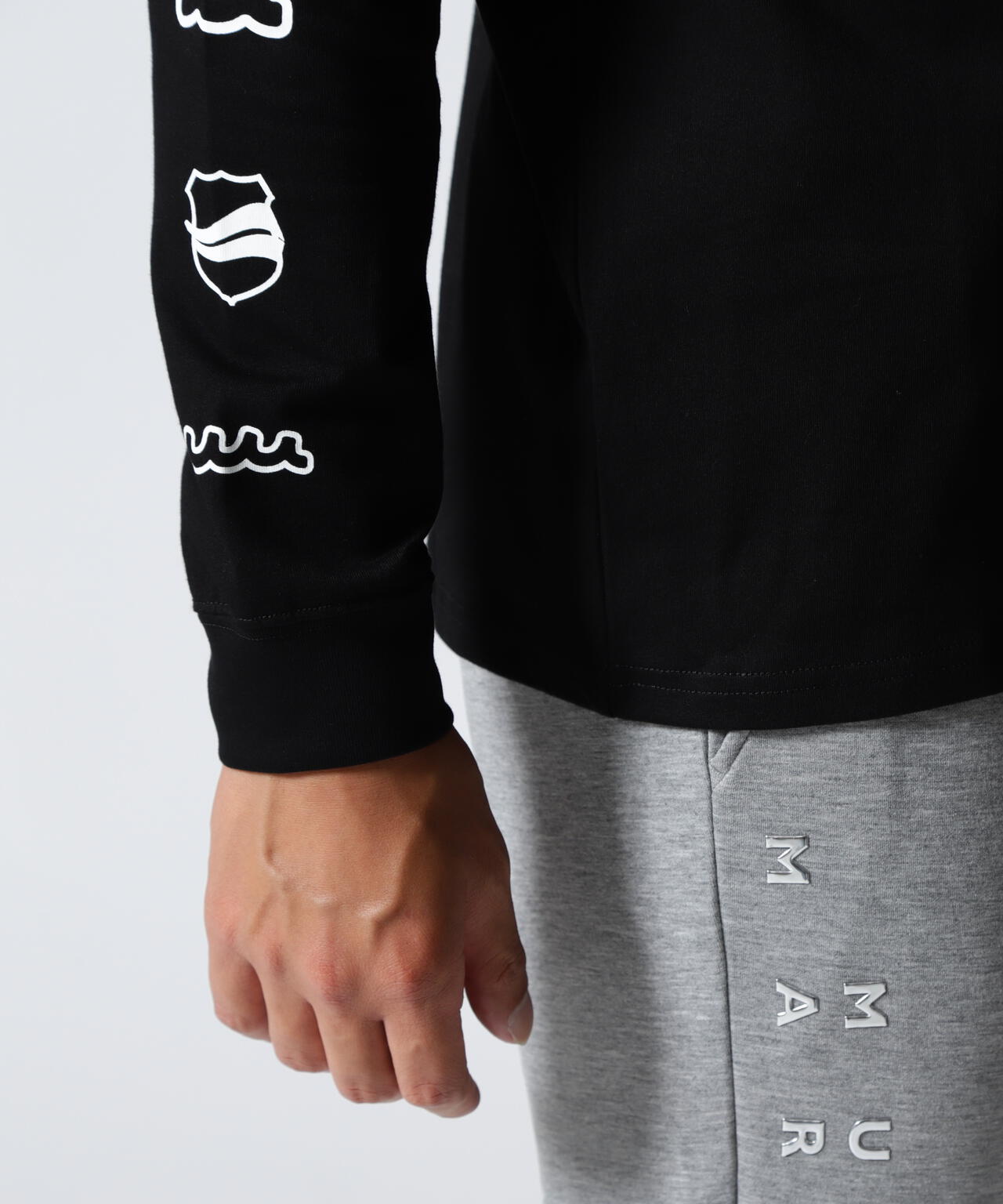 muta MARINE/ムータ マリン/別注Sleeve Print LS Tee