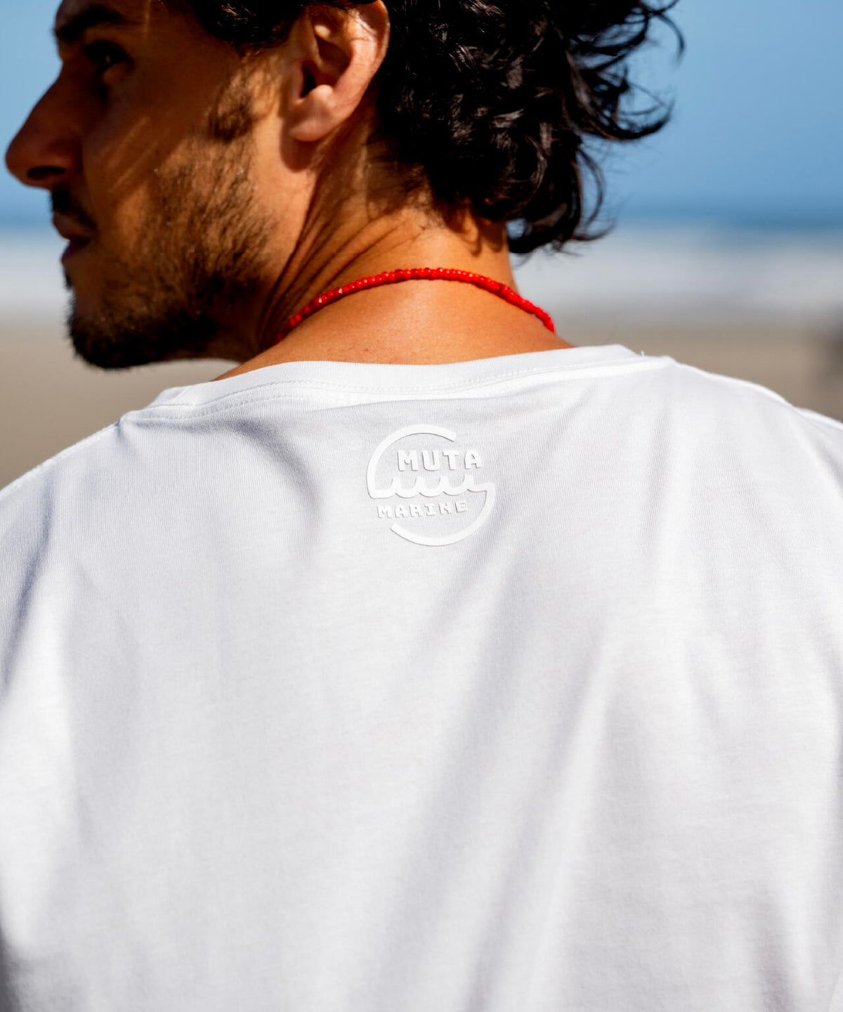 muta MARINE/ムータ マリン/別注 Three America Heart LS TEE