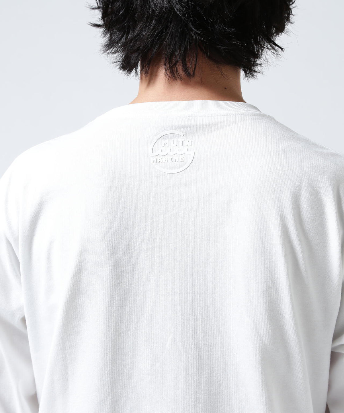 muta MARINE/ムータ マリン/別注 Three America Heart LS TEE