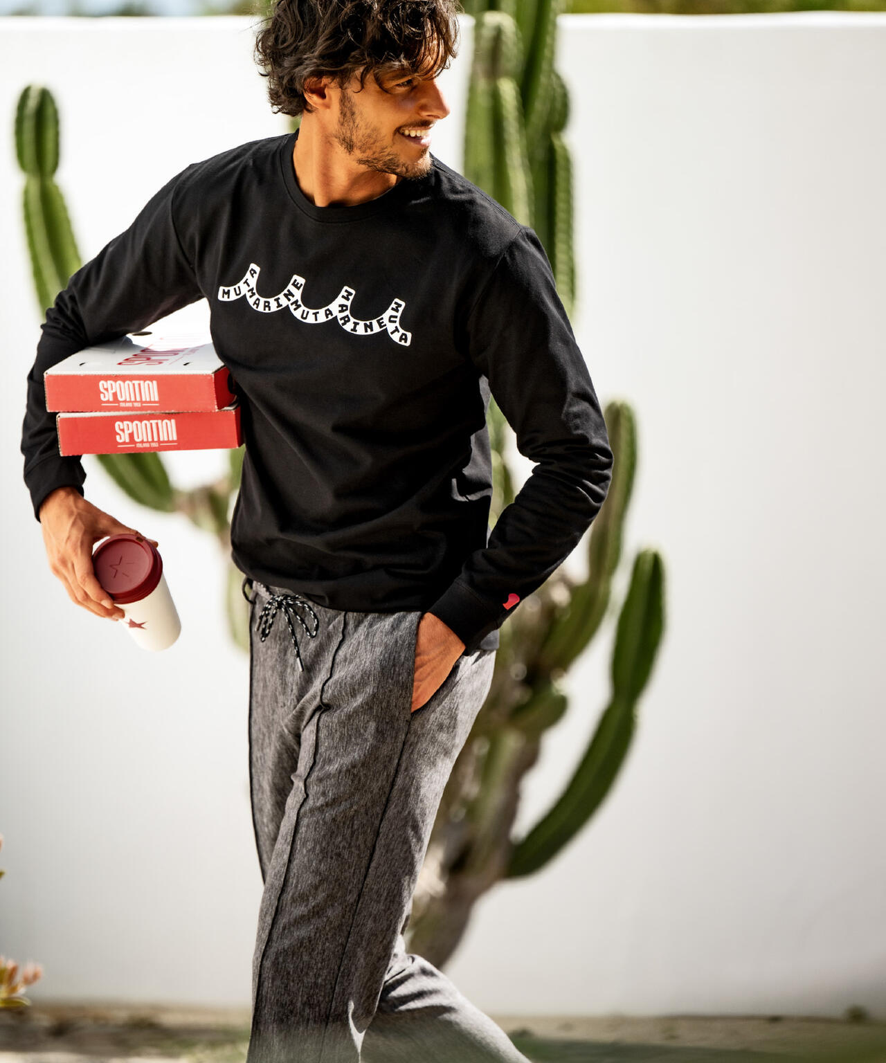 muta MARINE/ムータ マリン/別注Wave muta MARINE LS Tee