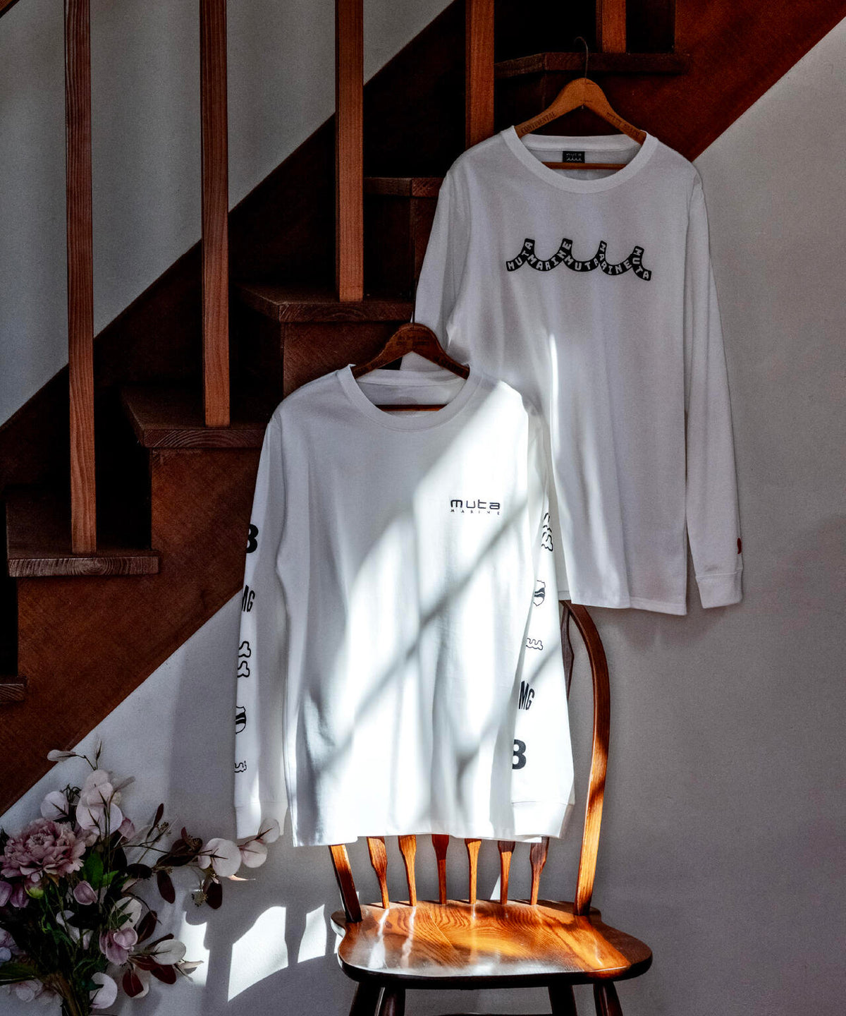 muta MARINE/ムータ マリン/別注Wave muta MARINE LS Tee