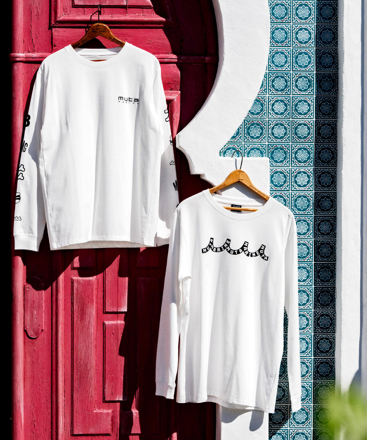 muta MARINE/ムータ マリン/別注Wave muta MARINE LS Tee