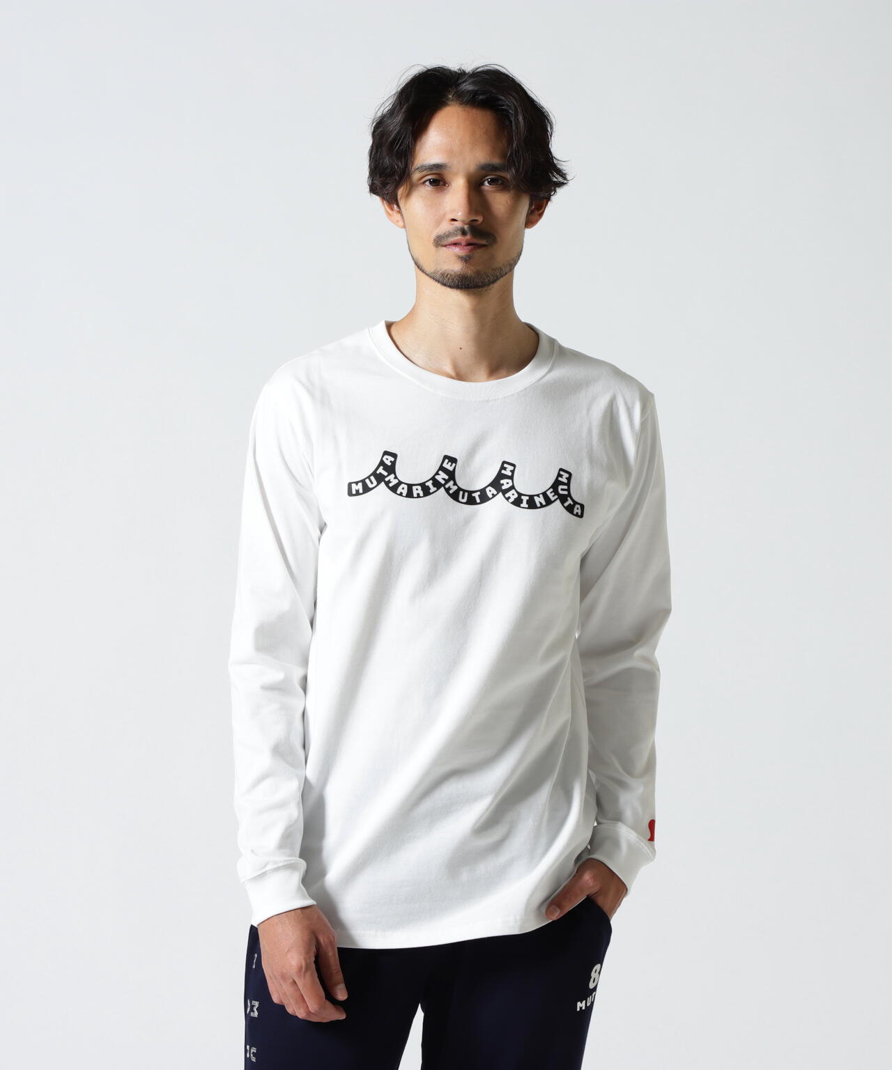 muta MARINE/ムータ マリン/別注Wave muta MARINE LS Tee