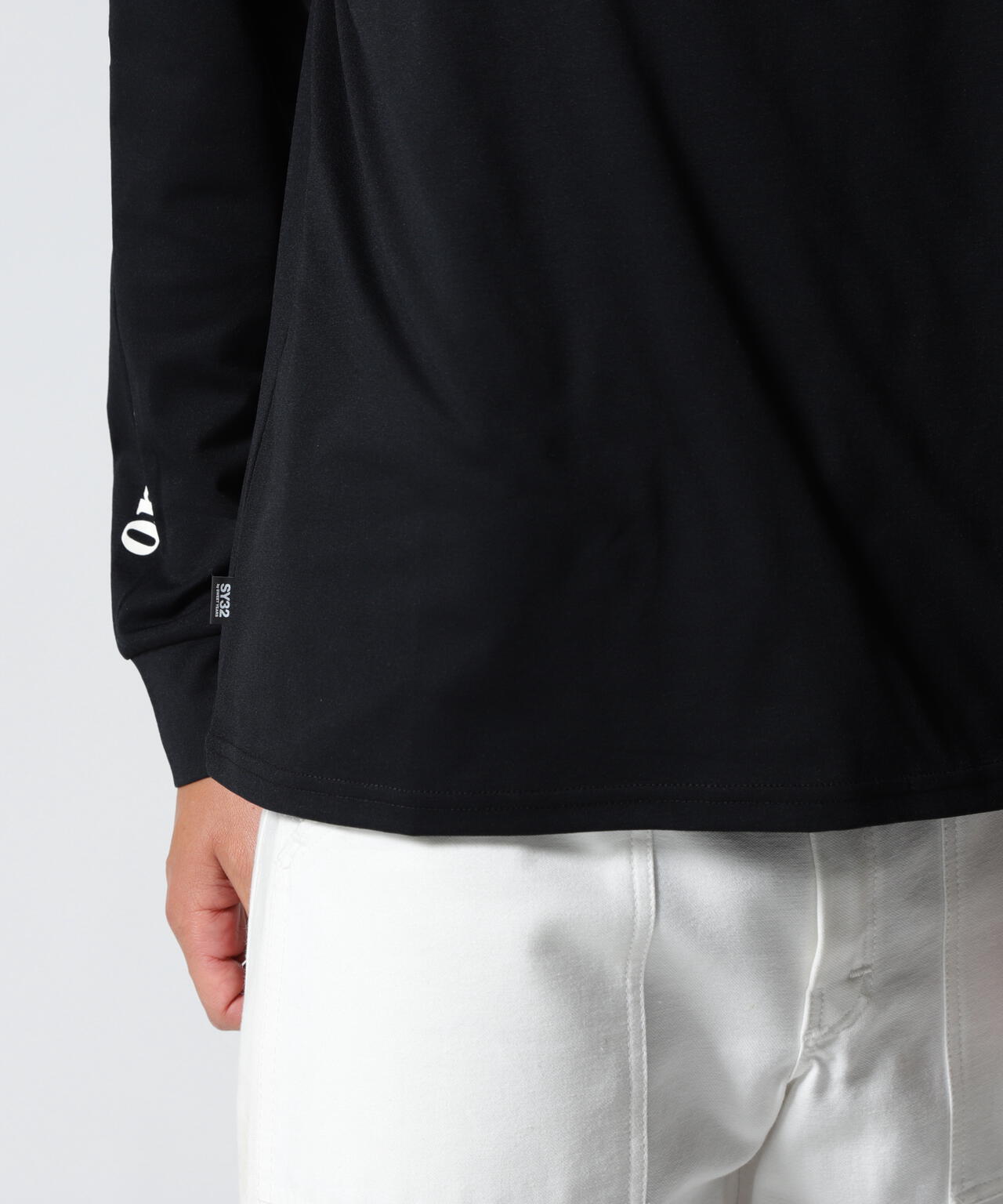 SY32 by SWEET YEARS/SLEEVE MESSAGE L/S TEE