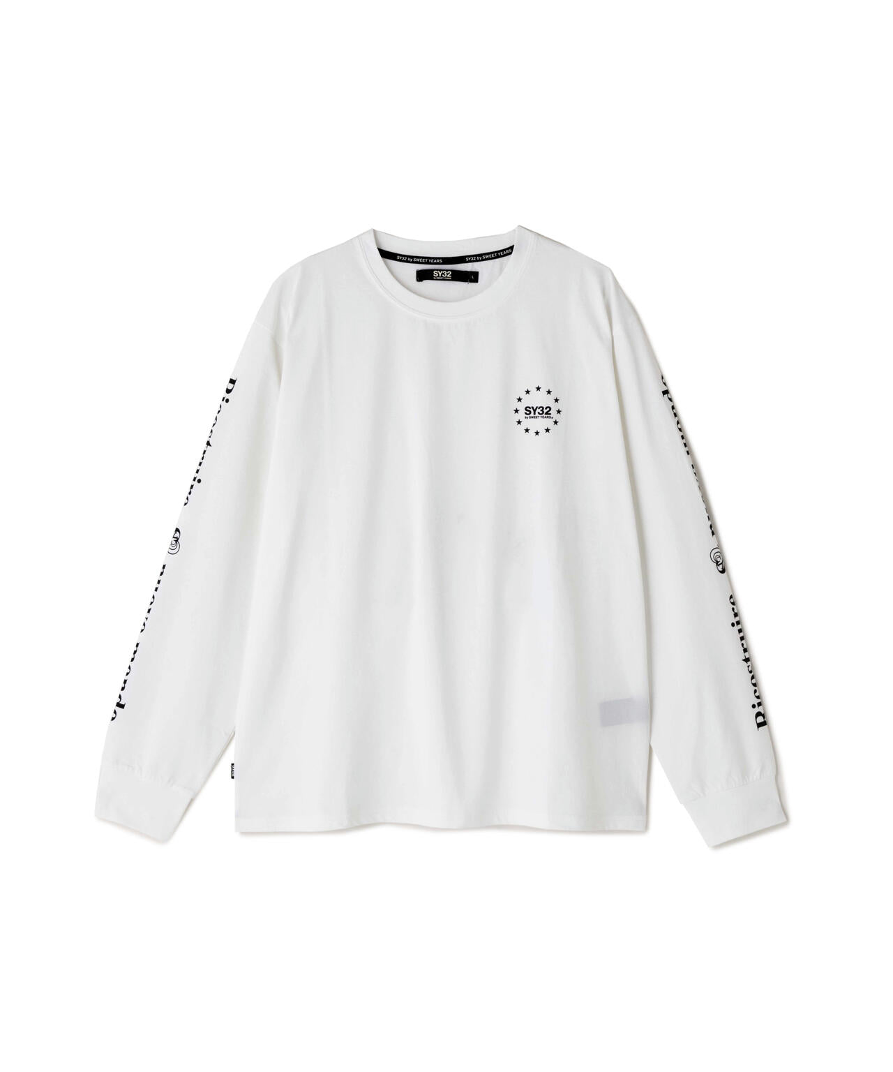 SY32 by SWEET YEARS/SLEEVE MESSAGE L/S TEE