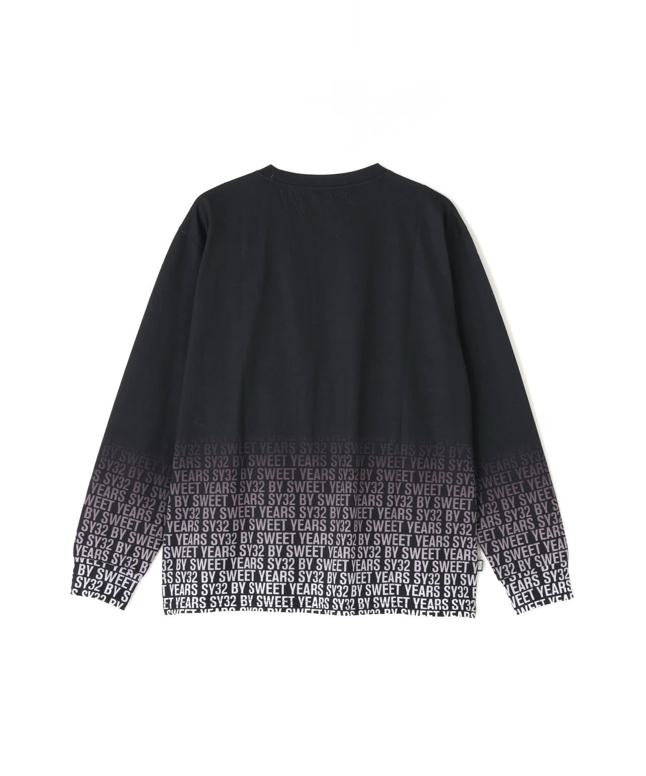 SY32 by SWEET YEARS/GRADATION LOGO L/S TEE