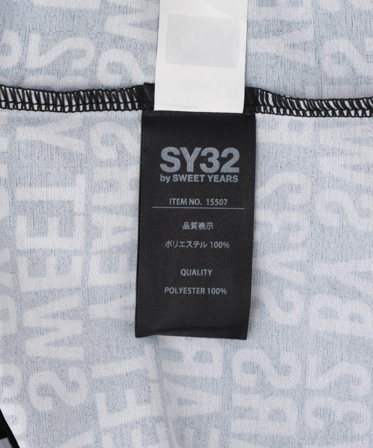 SY32 by SWEET YEARS/GRADATION LOGO L/S TEE