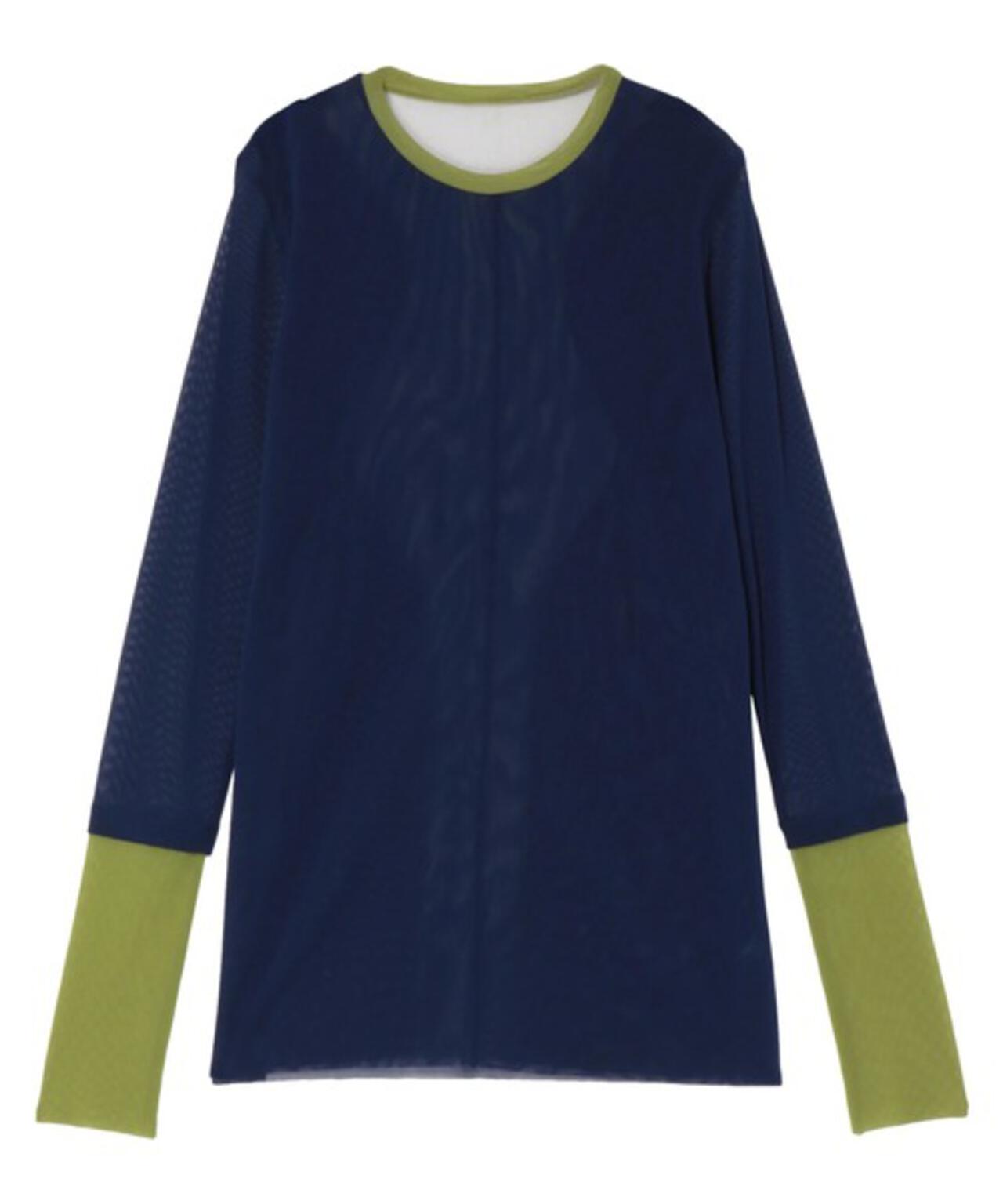 UN3D./アンスリード/WAVE LINE SHEER TOP/ウェーブラインシアートップ