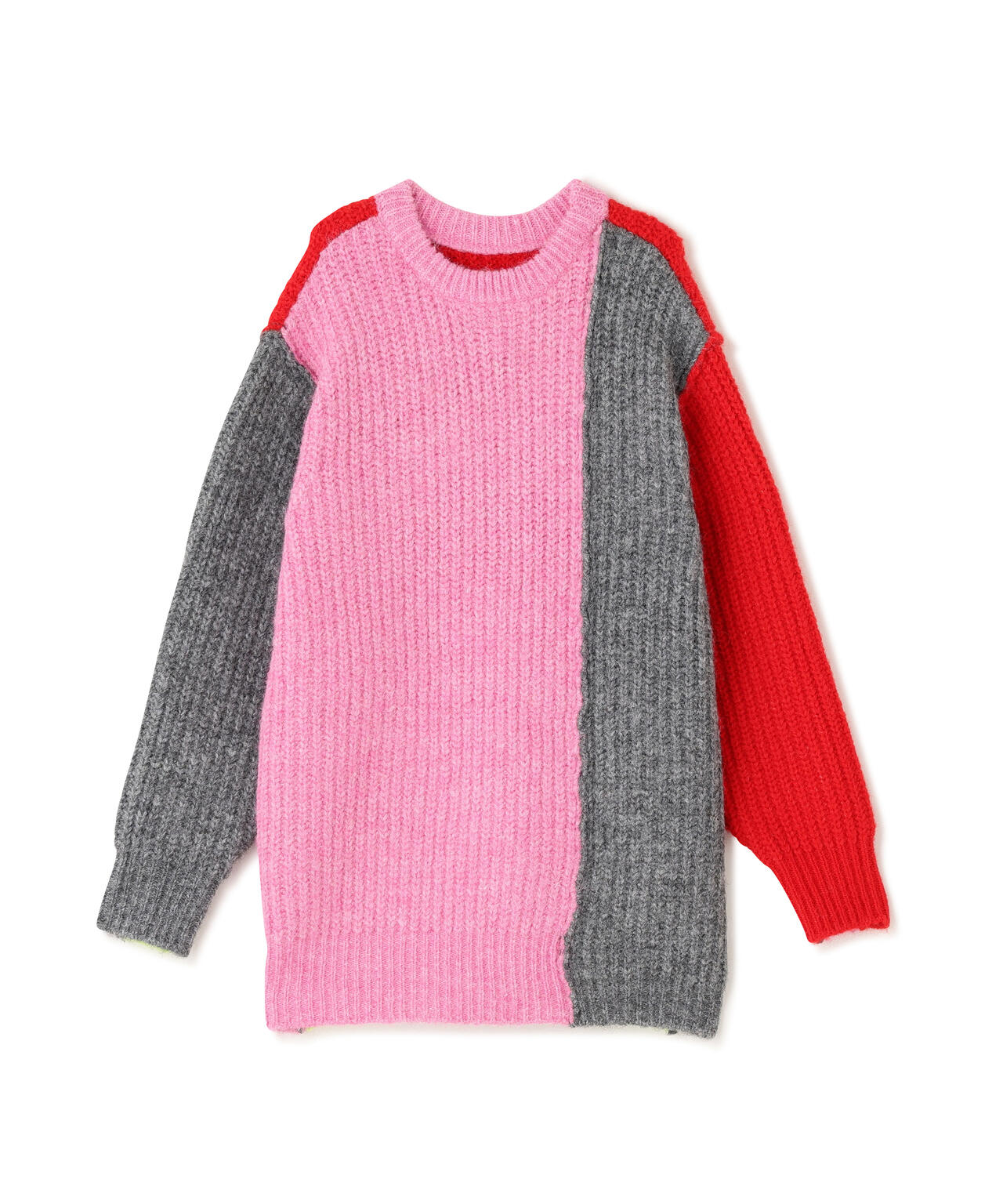 AULA AILA/アウラアイラ/2WAY COLOR BLOCK PULL KNIT